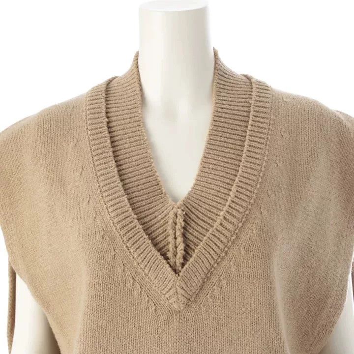 Maison Margiela Maison Margiela Layered V-Neck Knit Vest Size US M / EU 48-50 / 2 - 4 Thumbnail