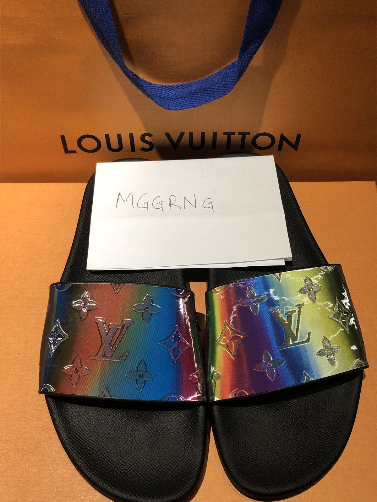 Louis vuitton prism on sale slides