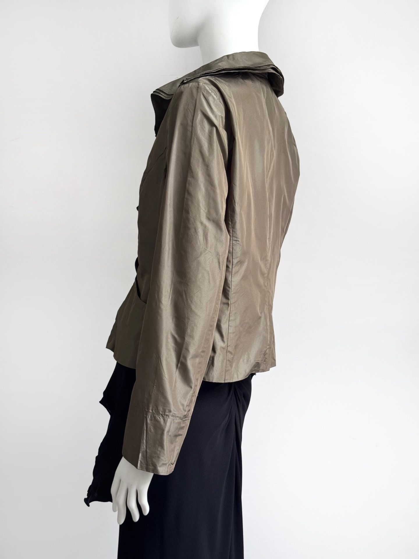 Hiroko Koshino 3D Triple Collar Shirt