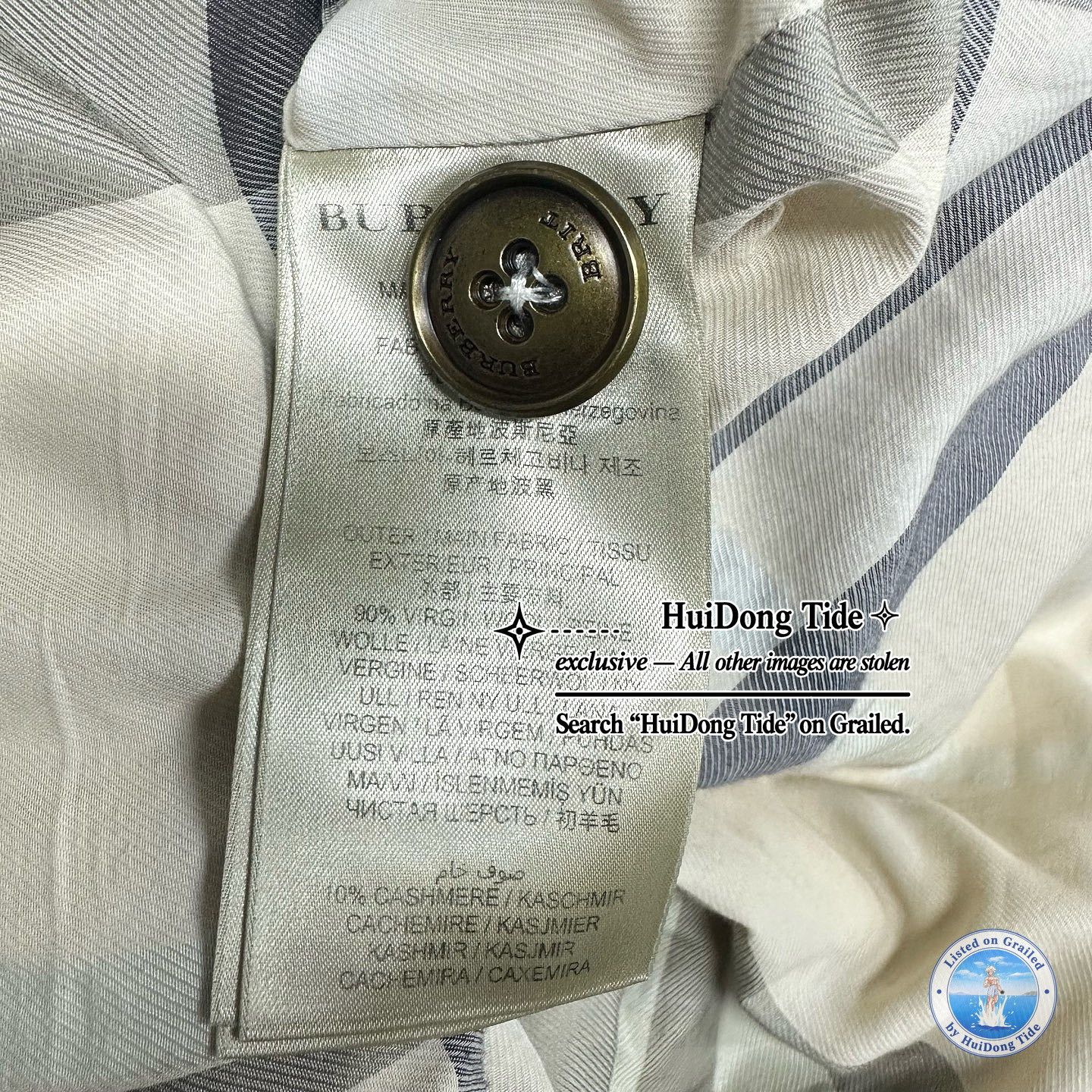 Burberry Burberry Shearling Mixed Media Coat Size 4 Size S / US 4 / IT 40 - 5 Thumbnail