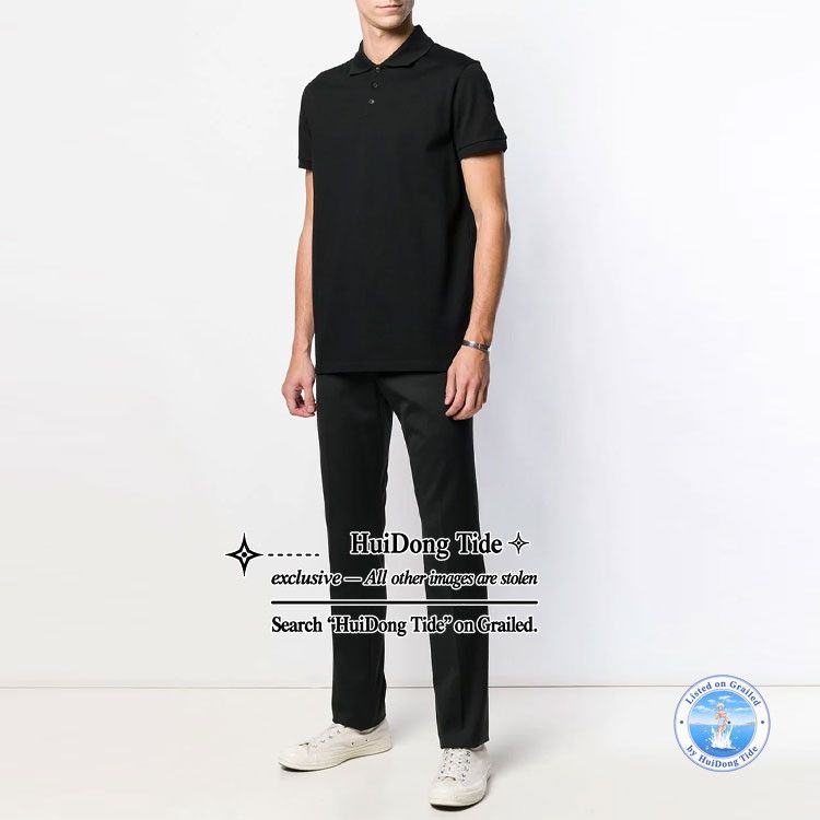 Saint Laurent Paris Saint Laurent Black Polo Shirt Size S Size US S / EU 44-46 / 1 - 8 Thumbnail