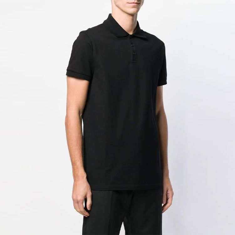 Saint Laurent Paris Saint Laurent Black Polo Shirt Size S Size US S / EU 44-46 / 1 - 6 Thumbnail