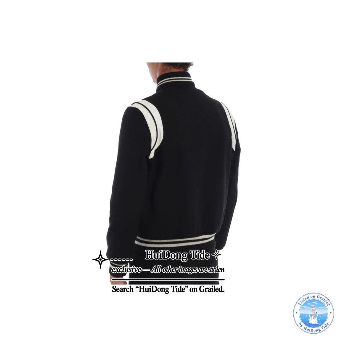 Saint Laurent Paris Saint Laurent Wool Varsity Jacket Size 44 Size US S / EU 44-46 / 1 - 9 Thumbnail