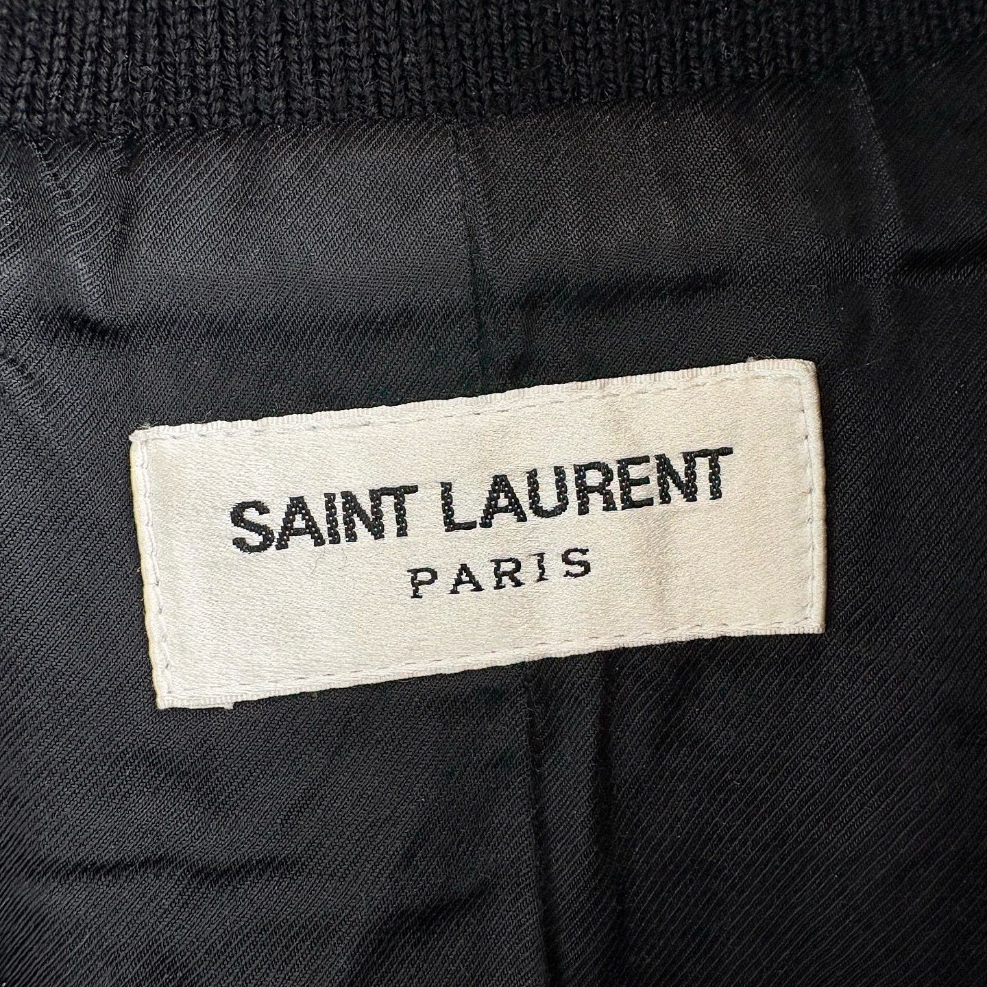 Saint Laurent Paris Saint Laurent Wool Varsity Jacket Size 44 Size US S / EU 44-46 / 1 - 4 Thumbnail