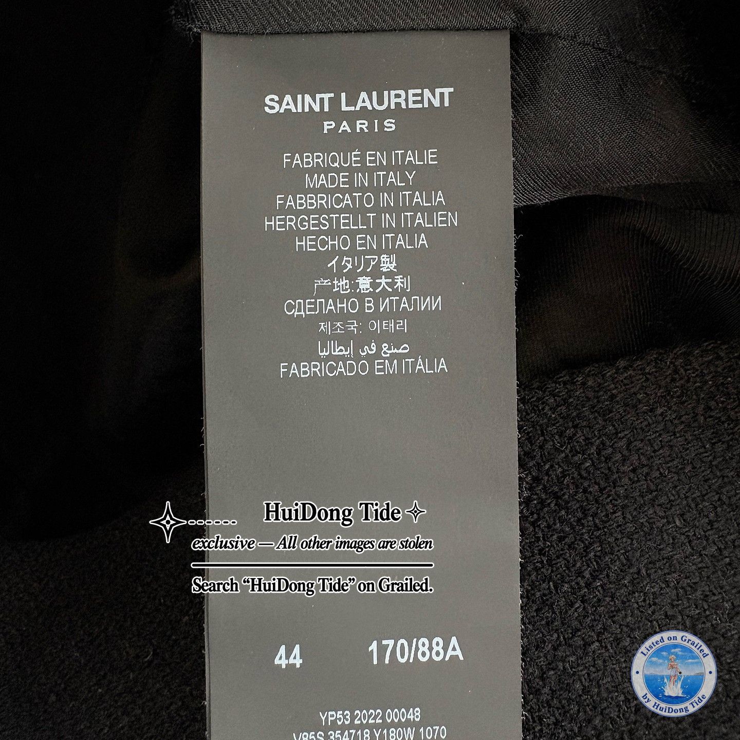 Saint Laurent Paris Saint Laurent Wool Varsity Jacket Size 44 Size US S / EU 44-46 / 1 - 5 Thumbnail
