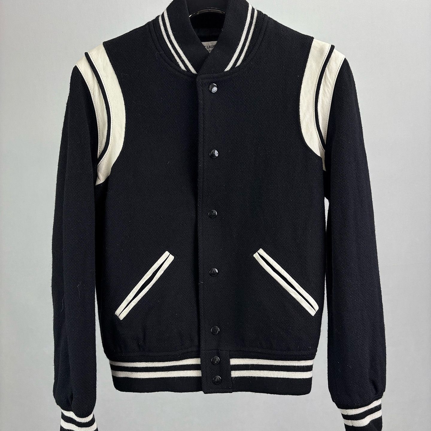 Saint Laurent Paris Saint Laurent Wool Varsity Jacket Size 44 Size US S / EU 44-46 / 1 - 2 Thumbnail