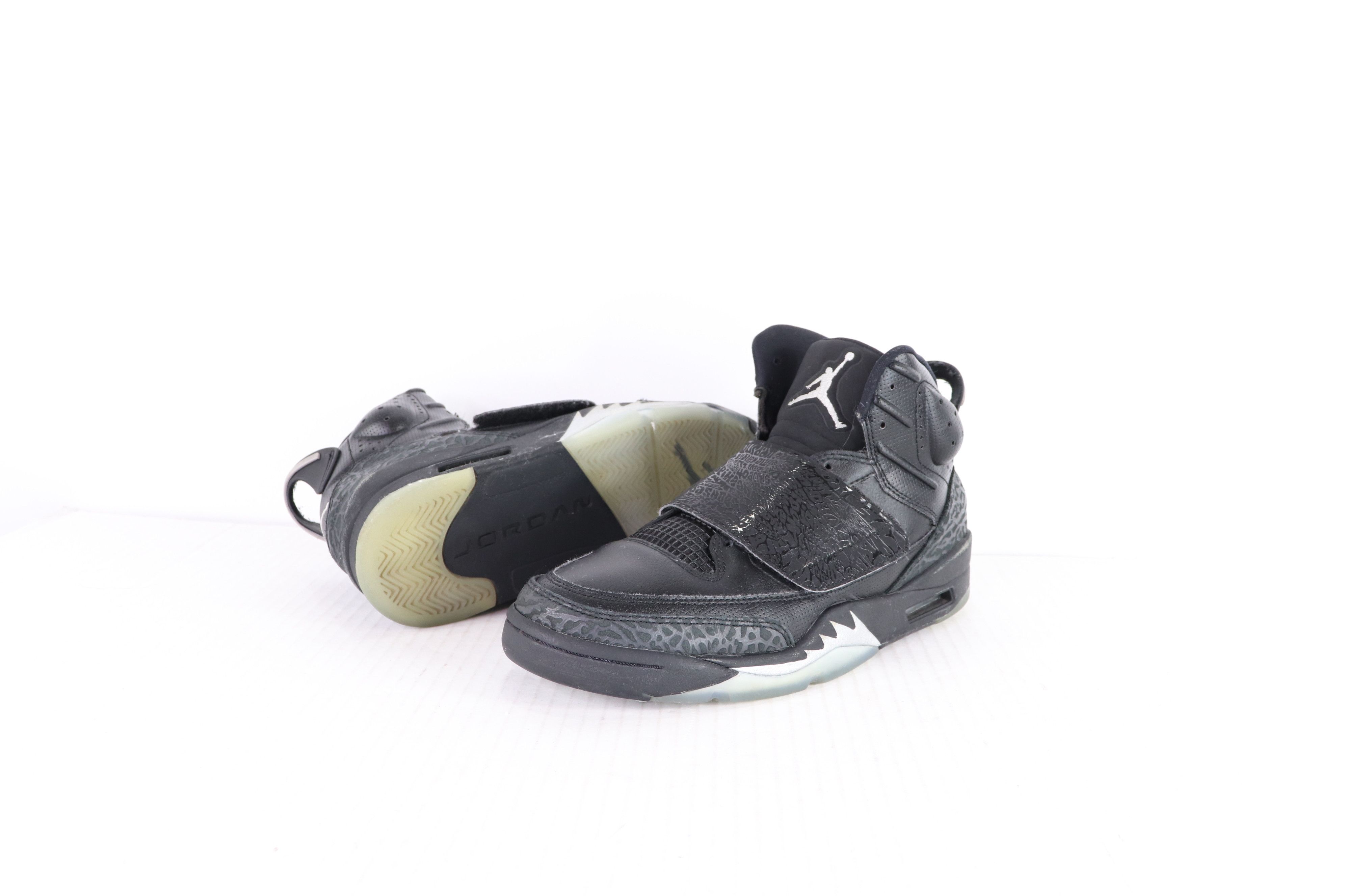 Jordan Brand Nike Nike Air Jordan Mens Size 8.5 Son of Mars Black Cat Metallic Shoes Sneakers Grailed