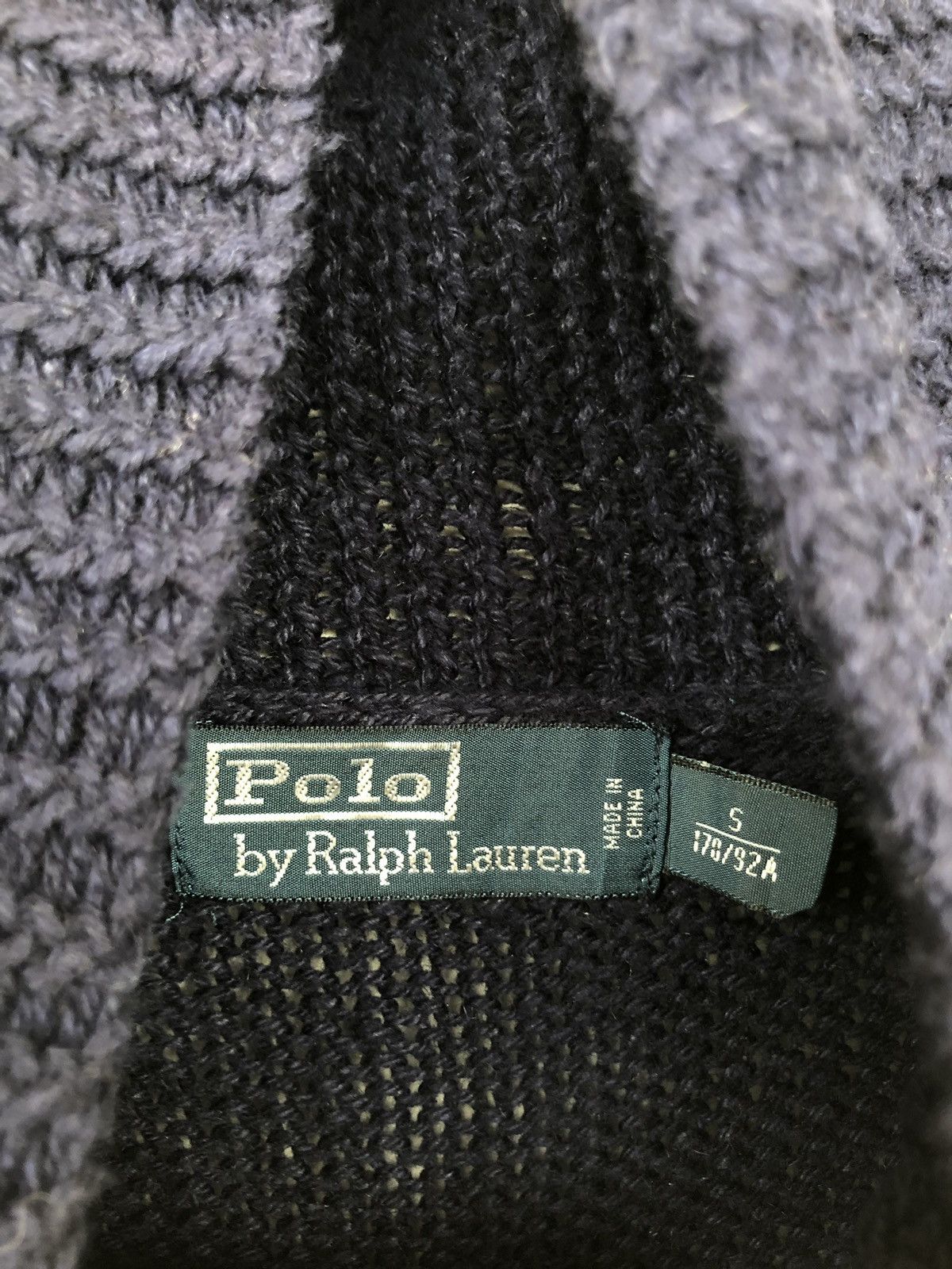 Polo Ralph Lauren Polo RL USA Flag Navy Linen Blend High Neck Hand Knitted Size US M / EU 48-50 / 2 - 8 Thumbnail