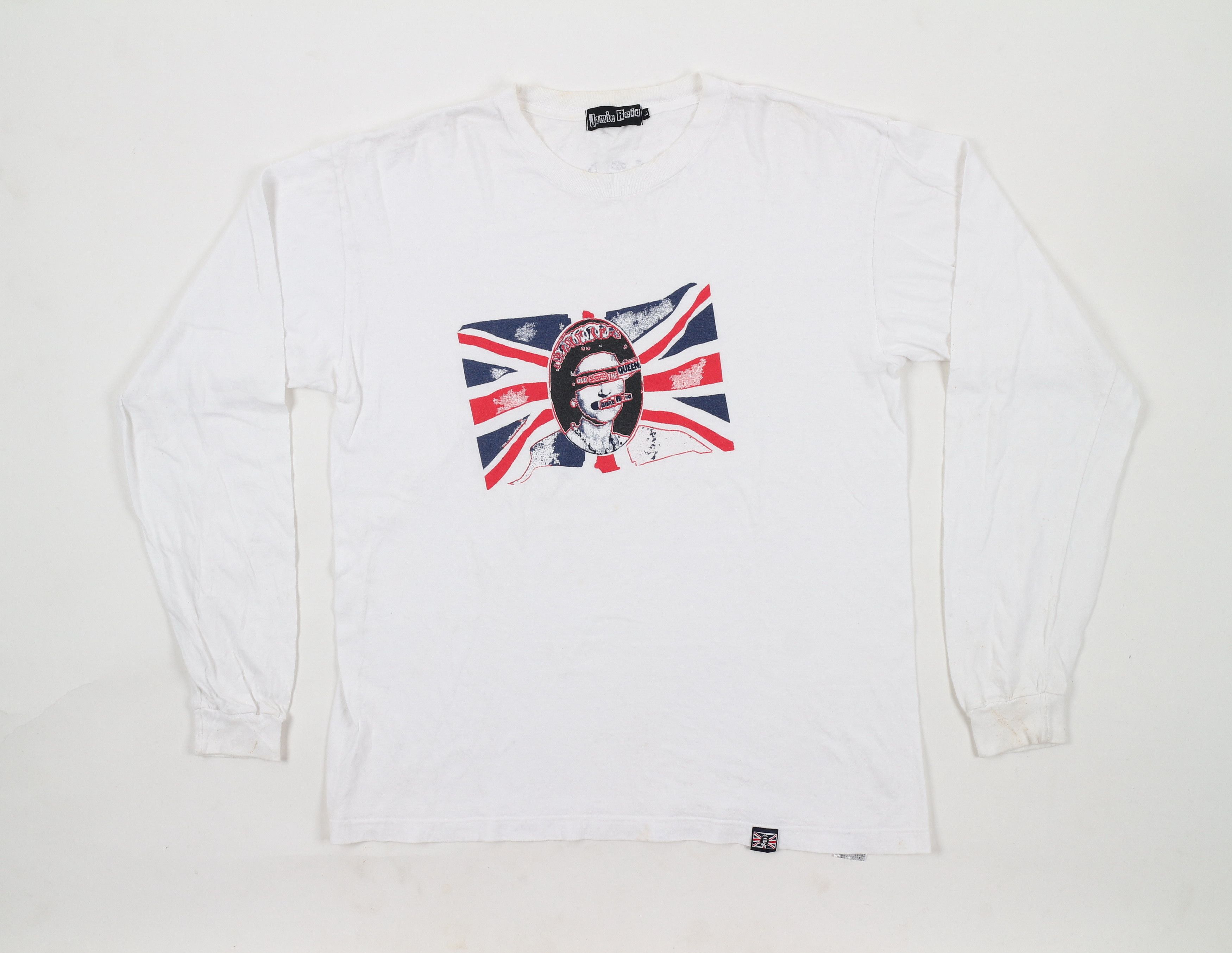 Jamie Reid God Save The Queen Long Sleeve T-Shirt