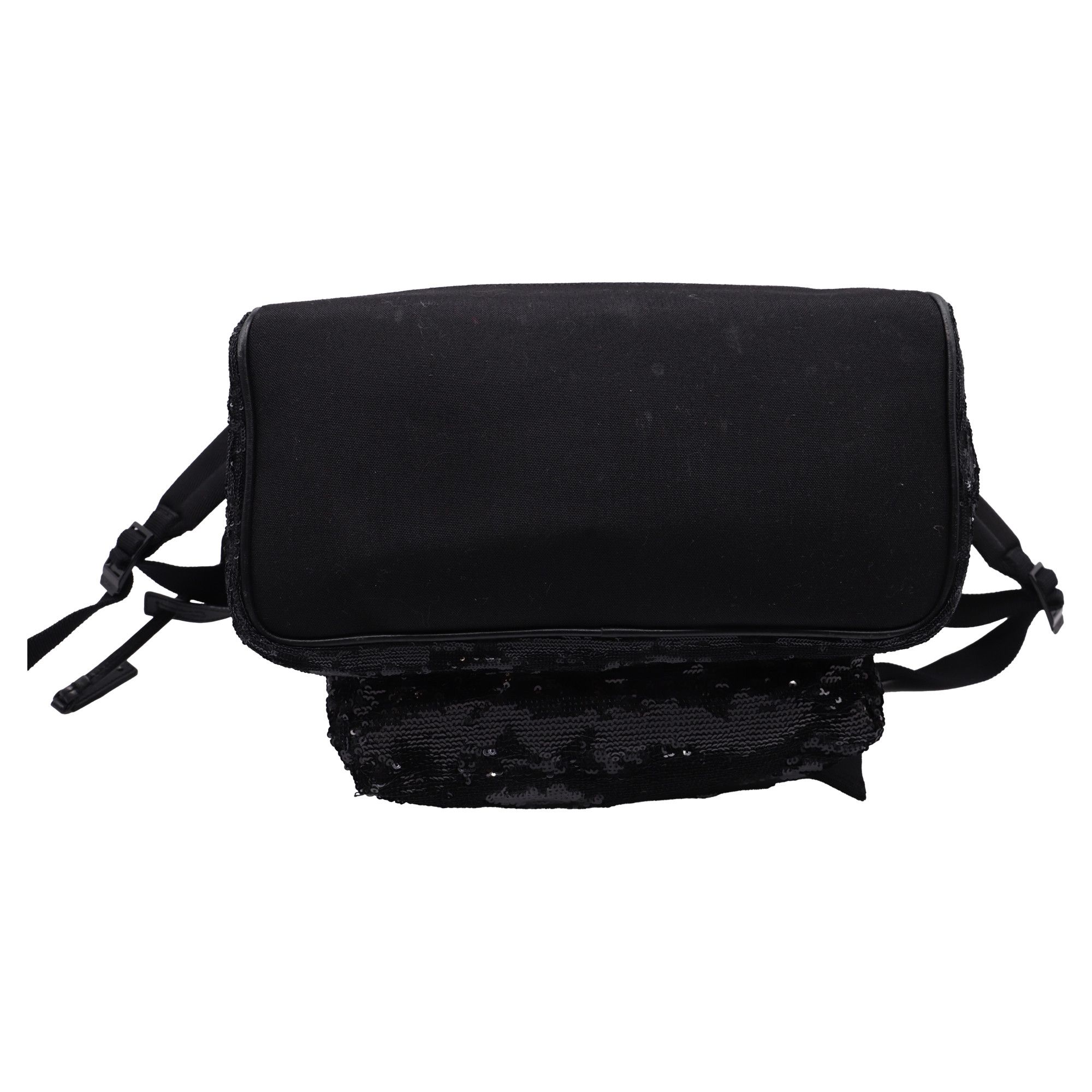 Yves Saint Laurent Saint Laurent Sequins City Backpack in Black Sequins Size ONE SIZE - 6 Thumbnail