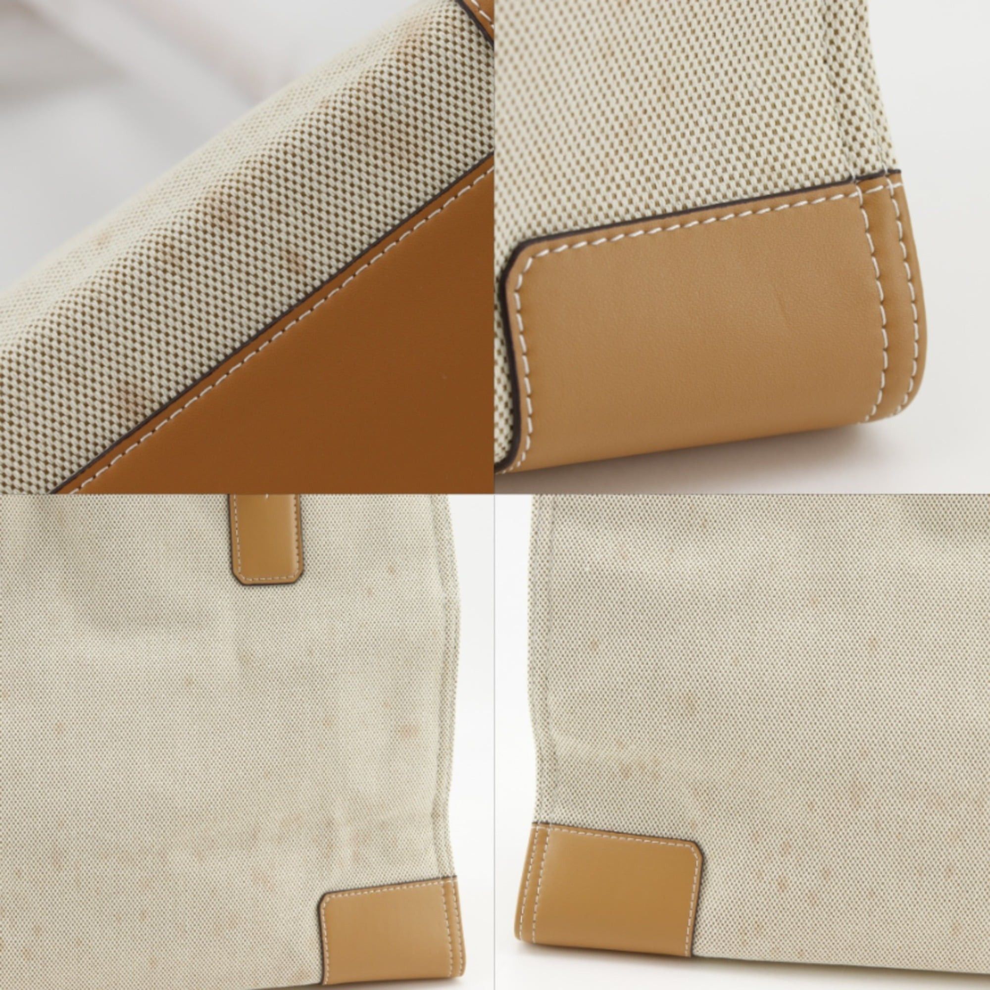 Tory Burch Tory Burch Ella Colorblock Logo Tote Bag, Canvas x Leather, Beige, A4 Size, Magnetic Closure, Women's. Size ONE SIZE - 15 Thumbnail