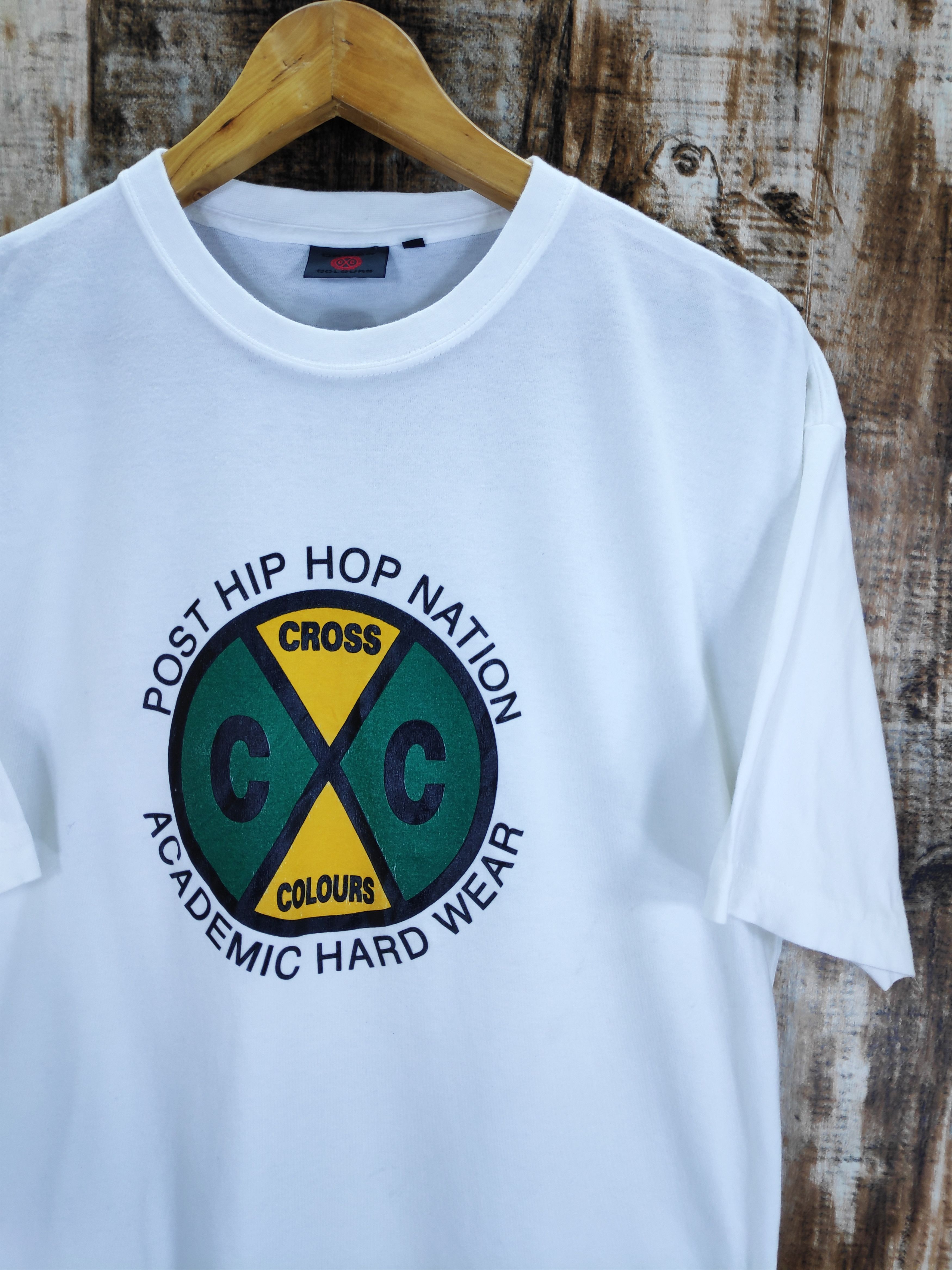 Cross Colours × Vintage CC Cross Colours Post Hip Hop Nation Academic Shirt Size US L / EU 52-54 / 3 - 3 Thumbnail