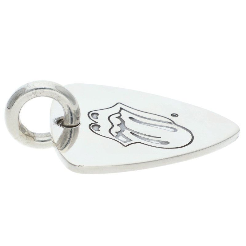 アクセサリー CHROME HEARTS Lips & Tongue Guitar pick Chrome Hearts Guitar Pick Lip & Tongue Silver Size ONE SIZE