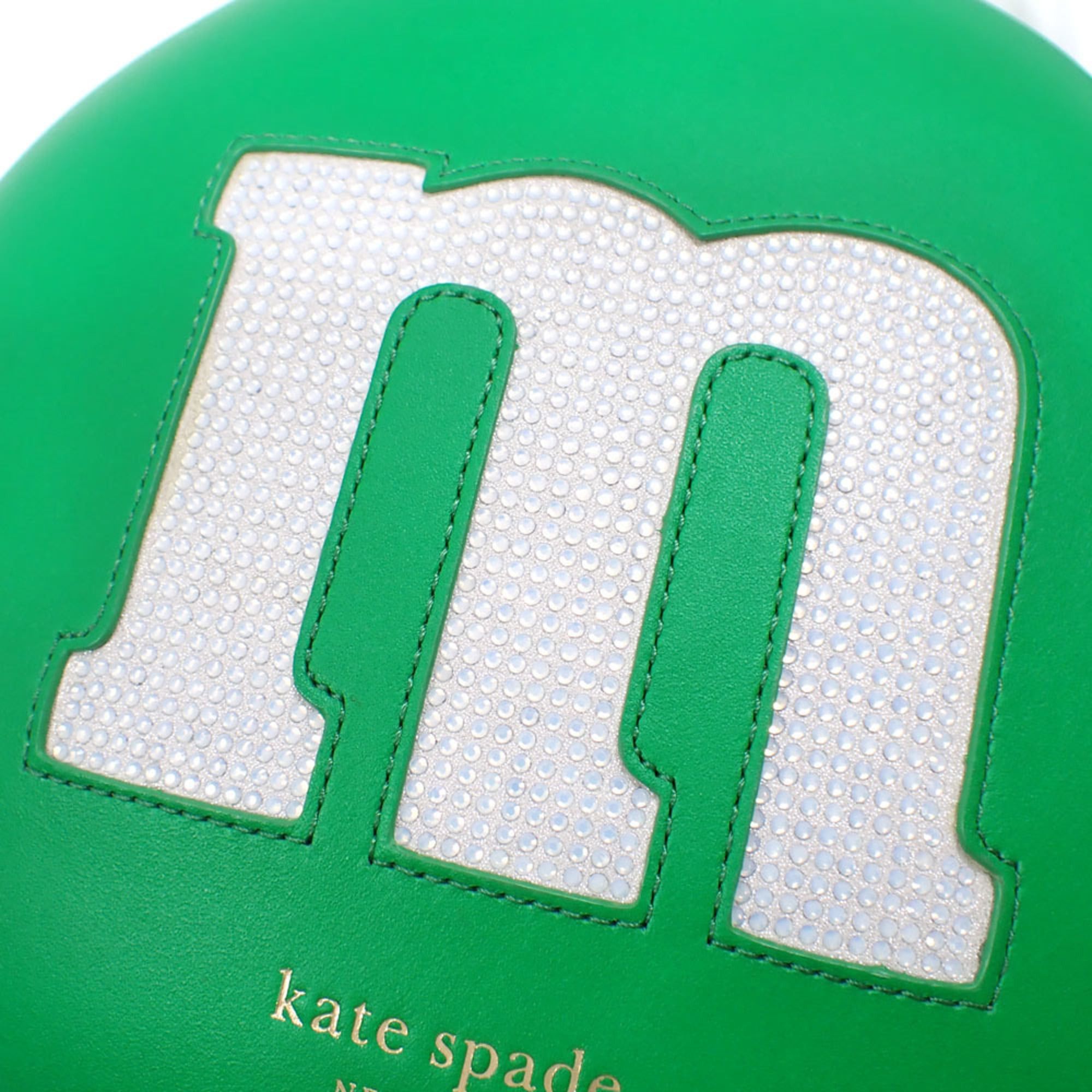 Kate Spade Kate Spade x M&M's Embellished 3D Crossbody Shoulder Bag for Women, Green Leather, KI564 Size ONE SIZE - 6 Thumbnail