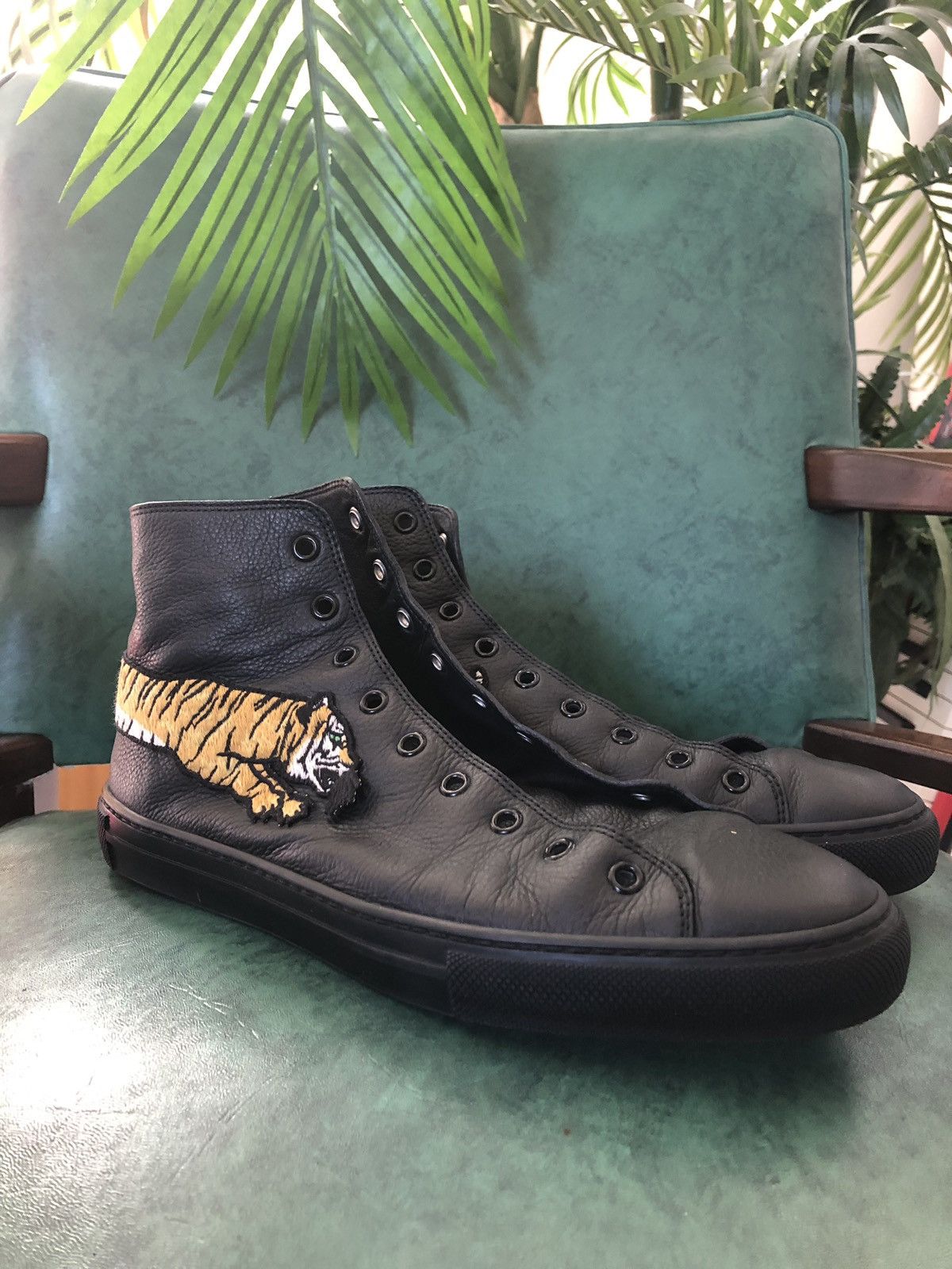 Gucci Tiger Shoes High Top Grailed