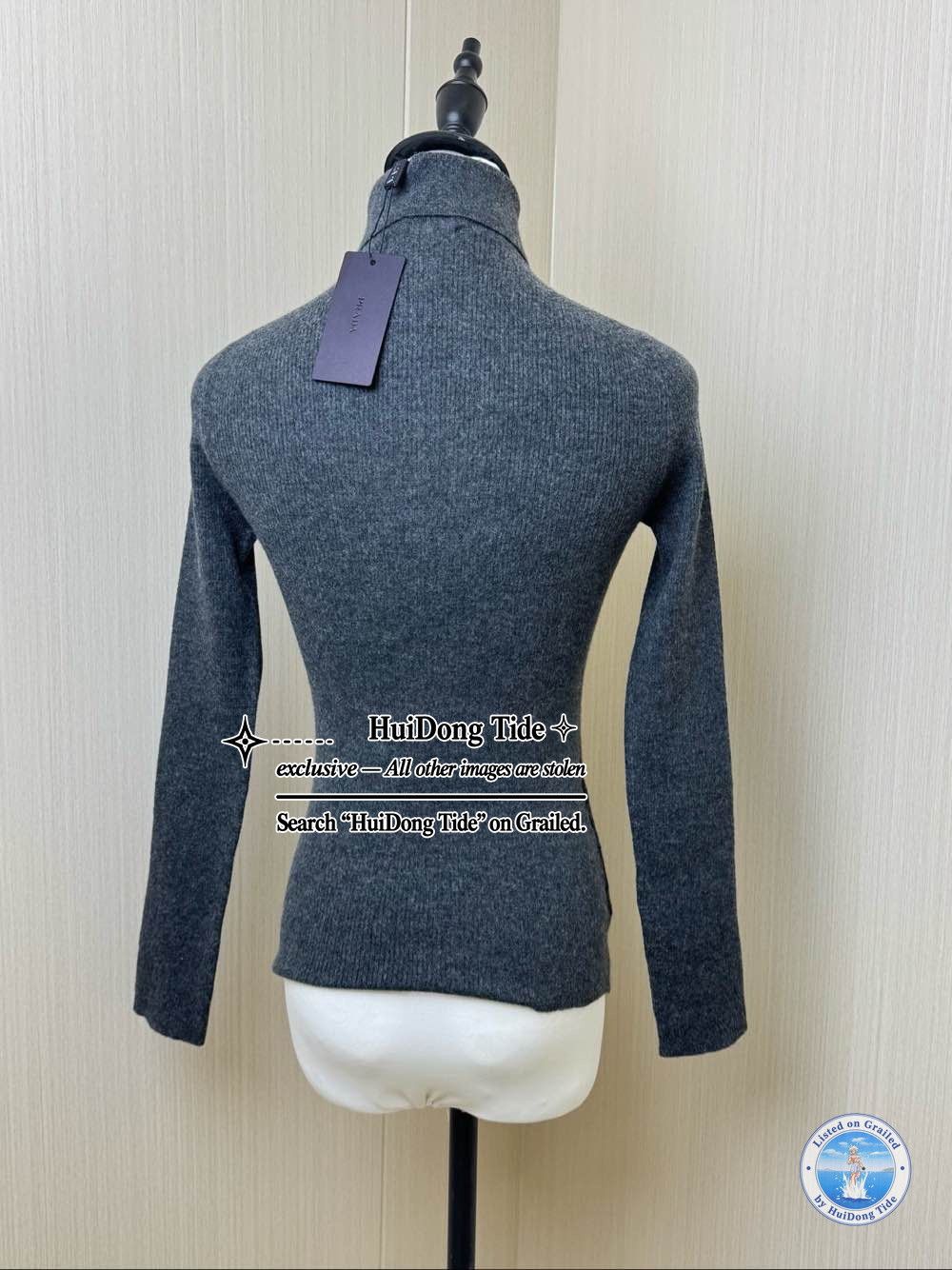 Prada Prada Milano Logo Knit Turtleneck Sweater Size 40 Size S / US 4 / IT 40 - 3 Thumbnail