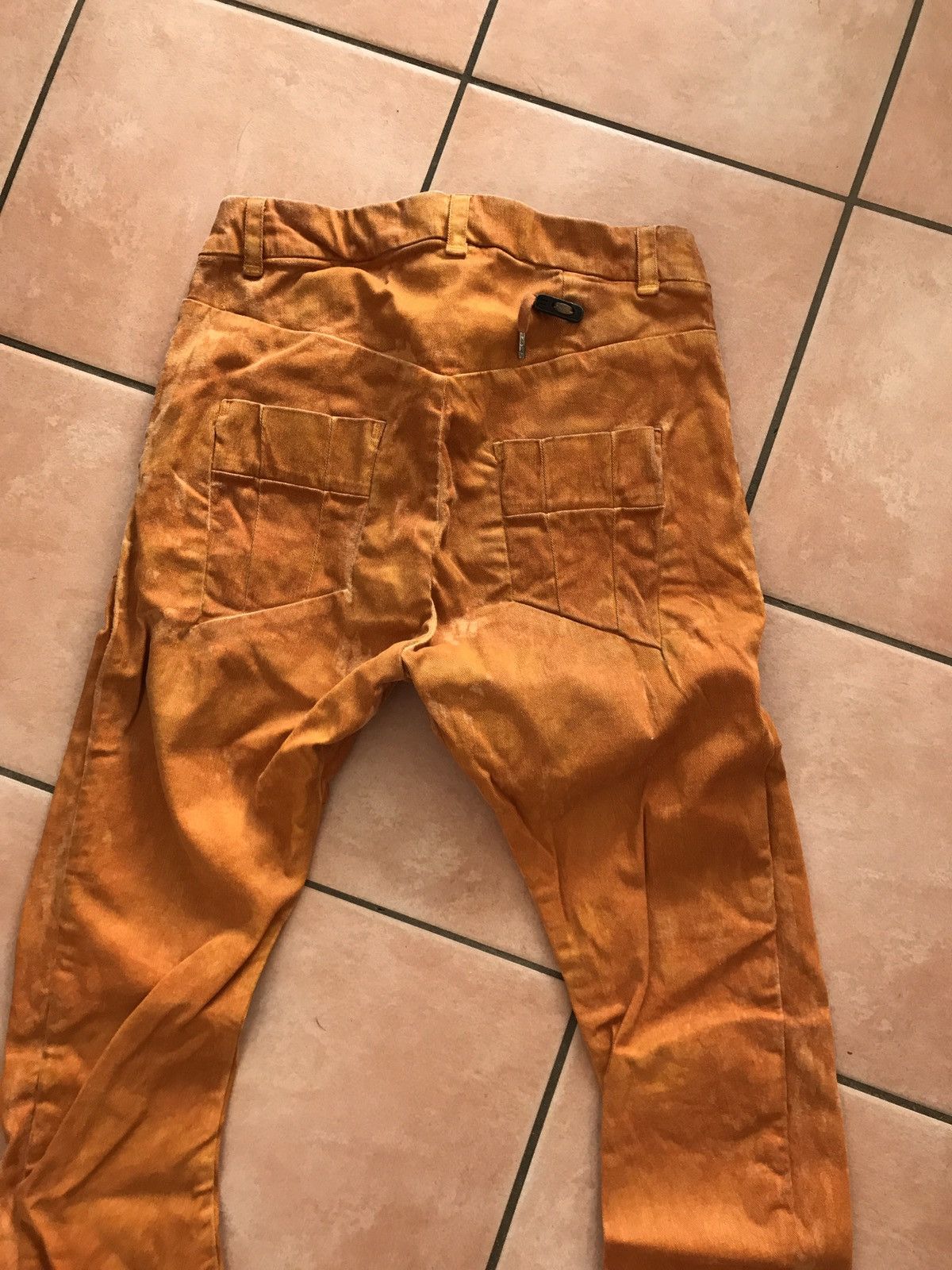 Boris Bidjan Saberi BBS waxed pressed pants Yellow vinyl Size US 34 / EU 50 - 13 Thumbnail