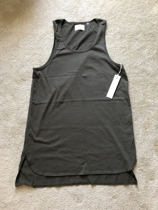 Fear of God Fear of god hunter green tank top collection one | Grailed