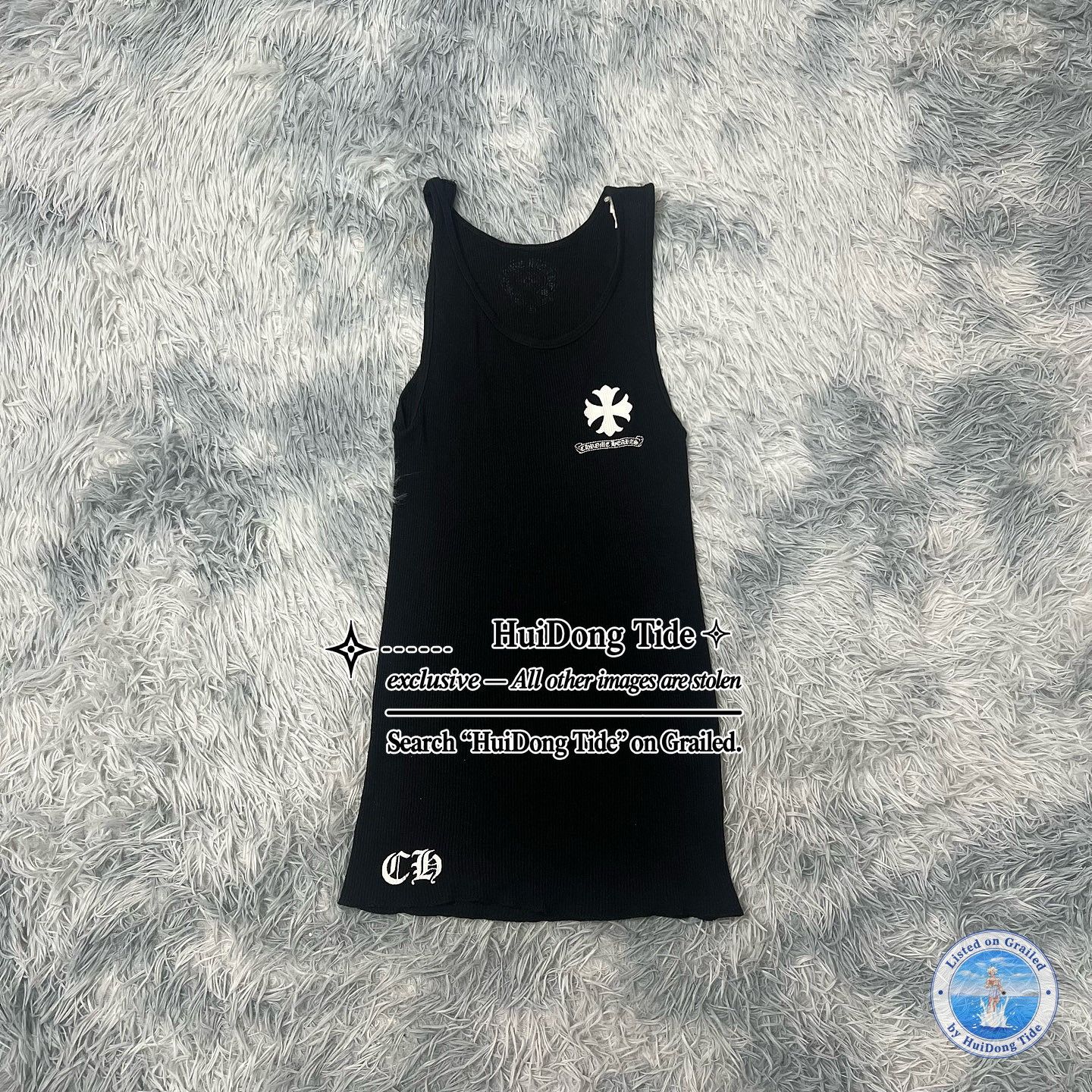 Chrome Hearts Chrome Hearts Logo Print Tank Top Size S Size US S / EU 44-46 / 1 - 10 Thumbnail