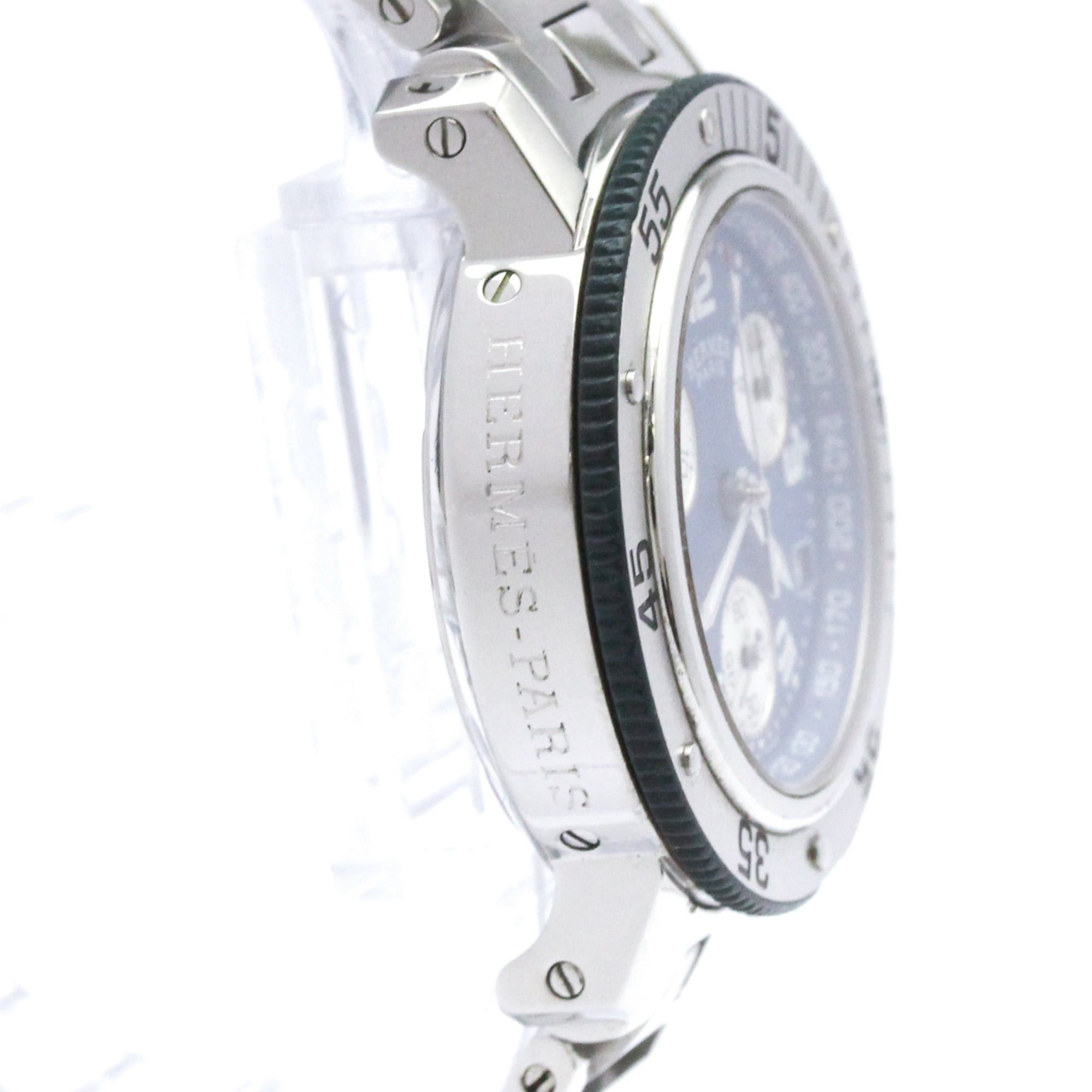 HERMES Clipper Diver Chronograph Quartz Ladies Watch CL2.317 