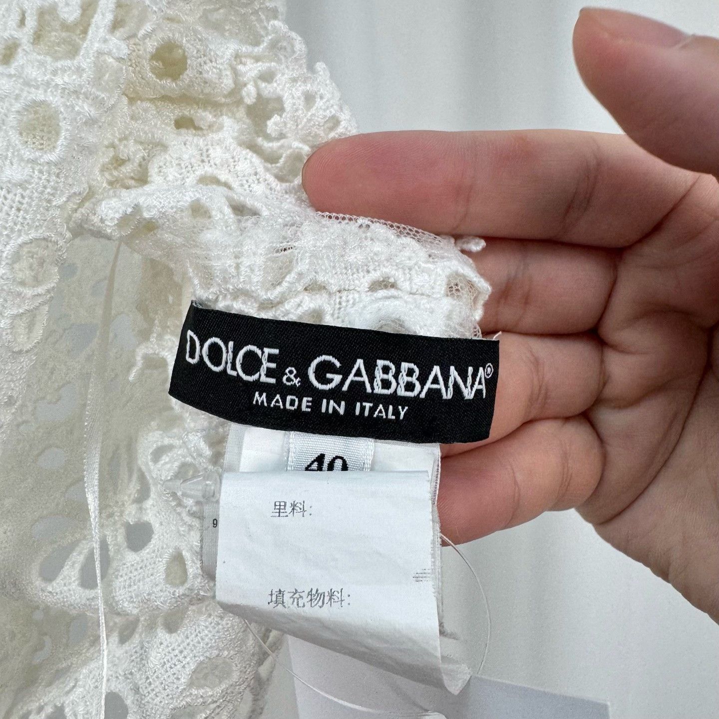Dolce & Gabbana Dolce&Gabbana Floral Lace Blouse Size S / US 4 / IT 40 - 6 Thumbnail