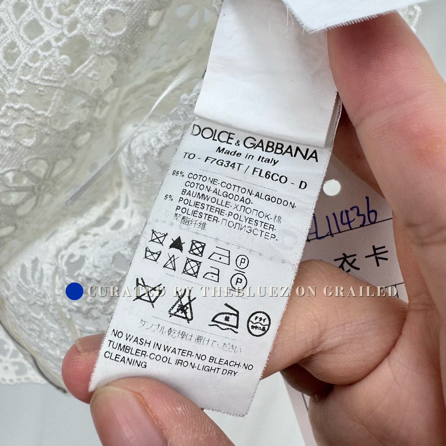Dolce & Gabbana Dolce&Gabbana Floral Lace Blouse Size S / US 4 / IT 40 - 7 Thumbnail