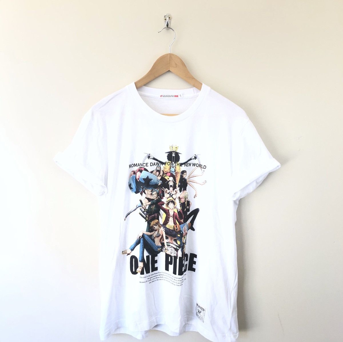 Uniqlo Uniqlo One Piece Anime Straw Hat Pirates Big Print Tshirt Grailed