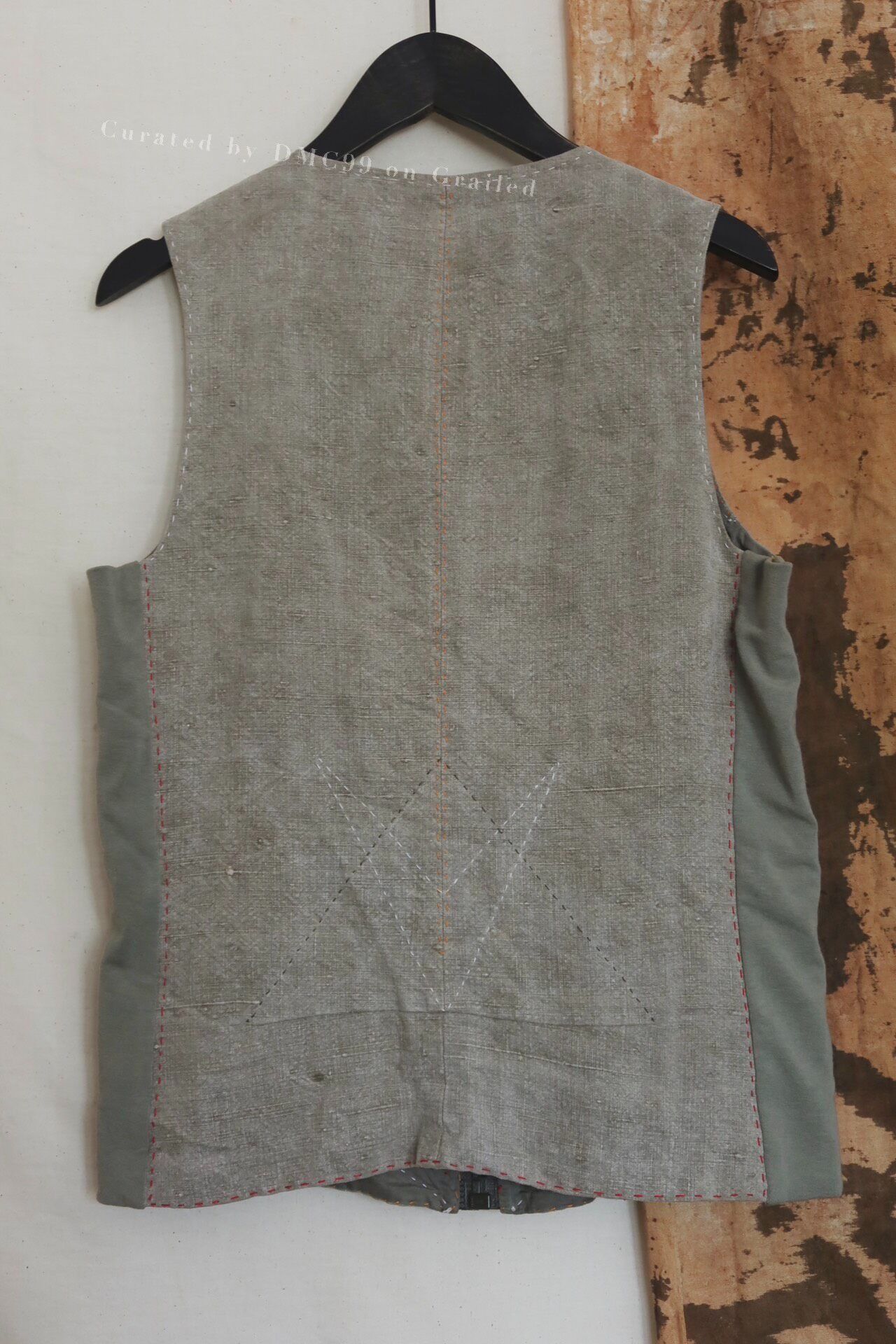 Casey Casey casey casey Vintage Patchwork Hand-sewn Vest Size M / US 6-8 / IT 42-44 - 8 Thumbnail