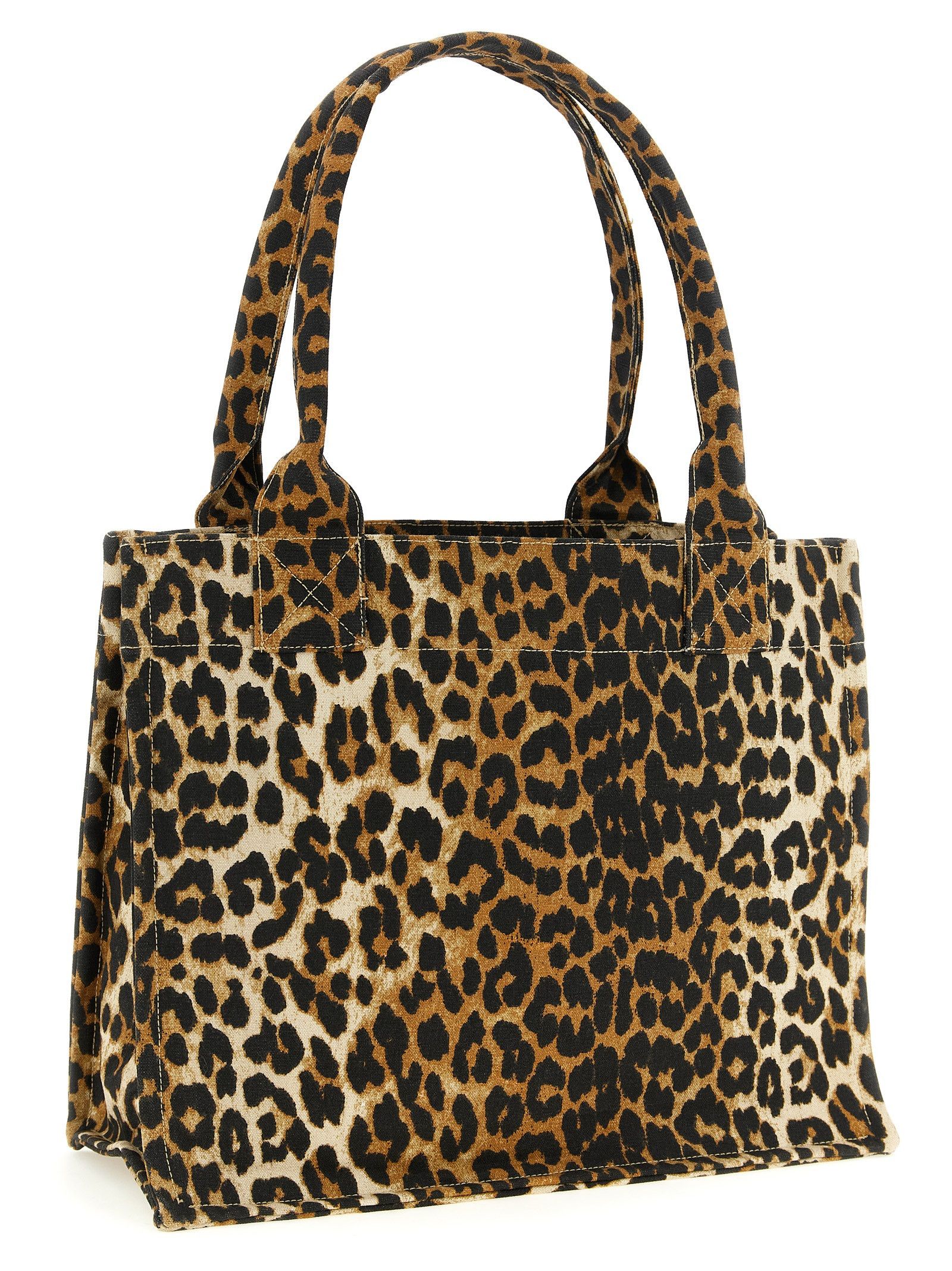 Ganni 'Leopard' Large Shopping Bag Size ONE SIZE - 2 Thumbnail