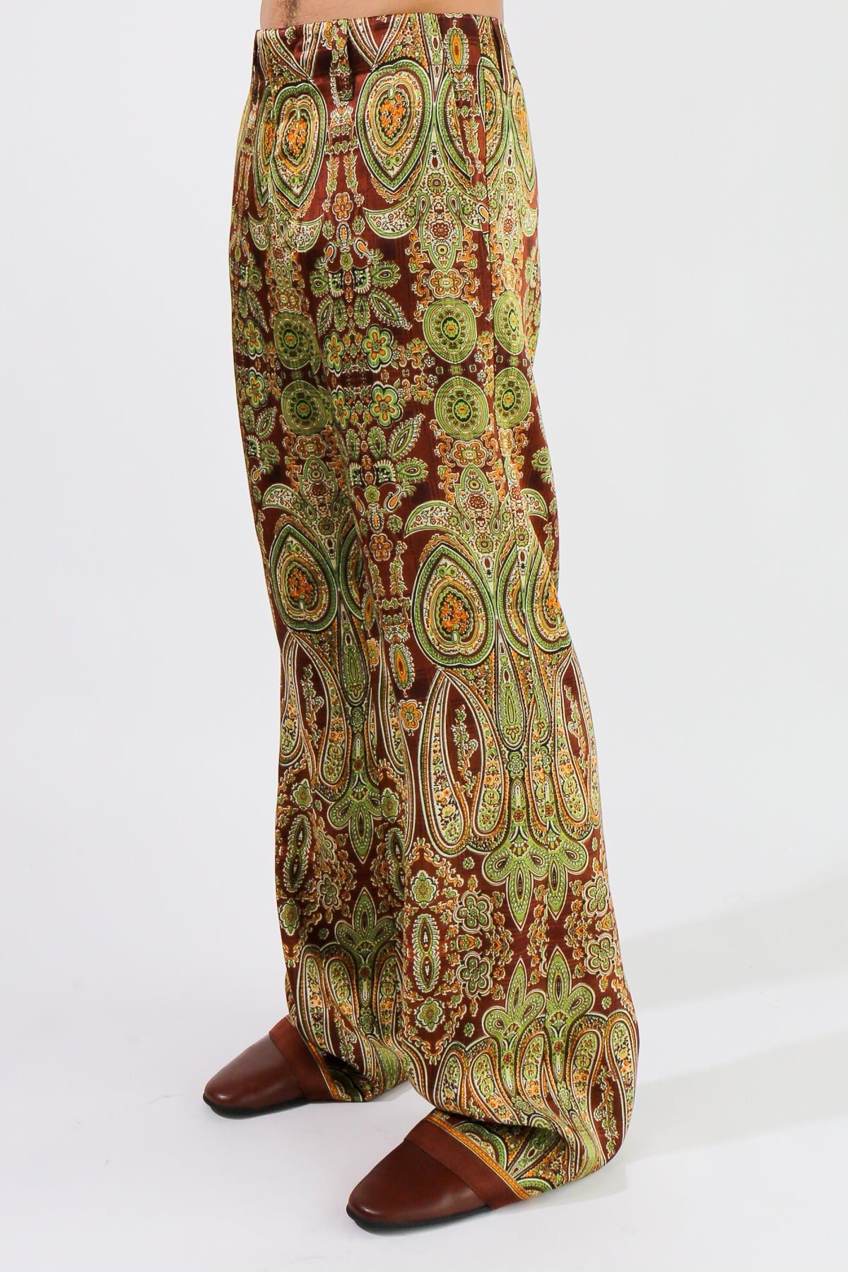 Amiri TAPESTRY FLARE TROUSERS Size US 33 - 2 Thumbnail