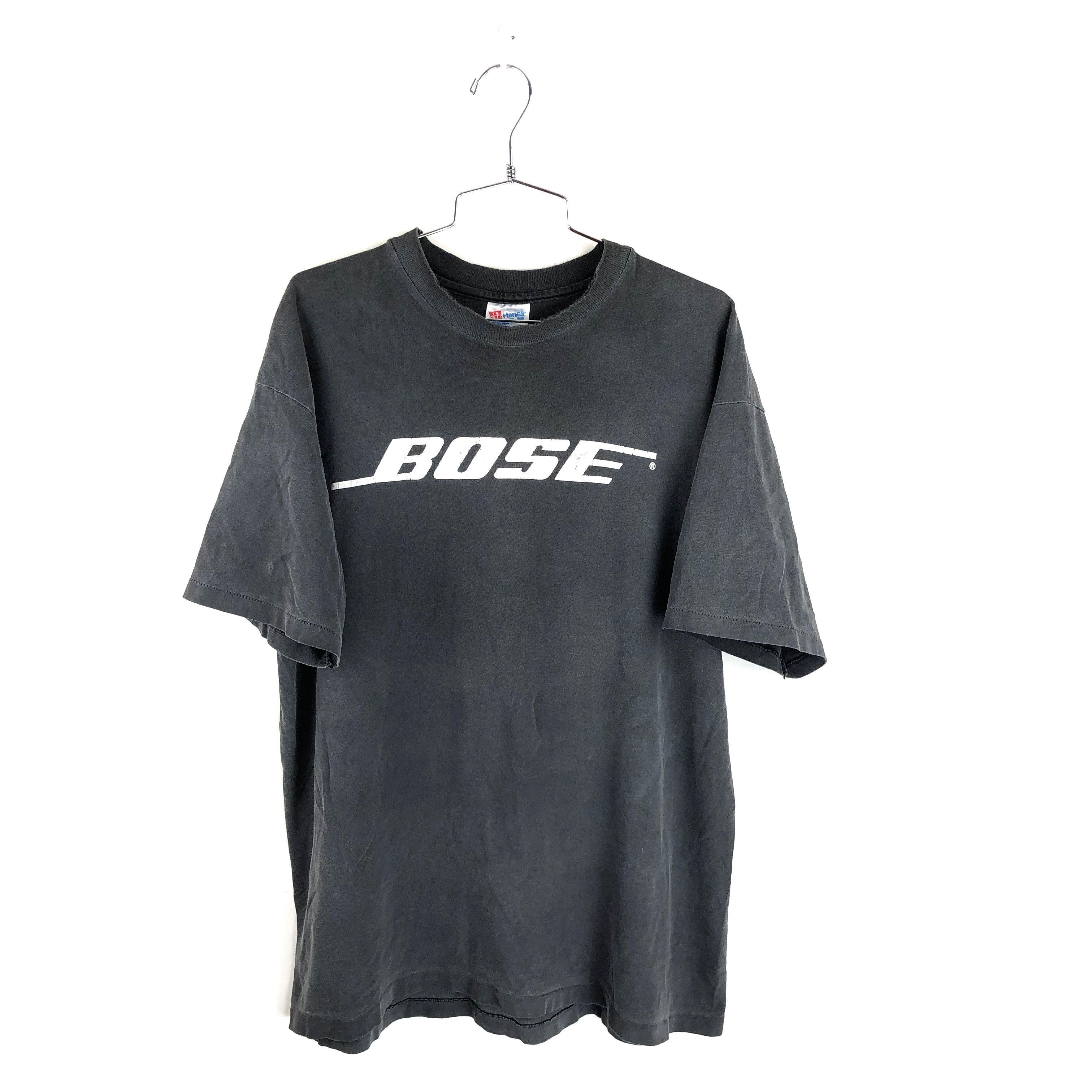 90s BOSE ブラック Tシャツ XL 90s〜 BOSE ブラック Tシャツ XL