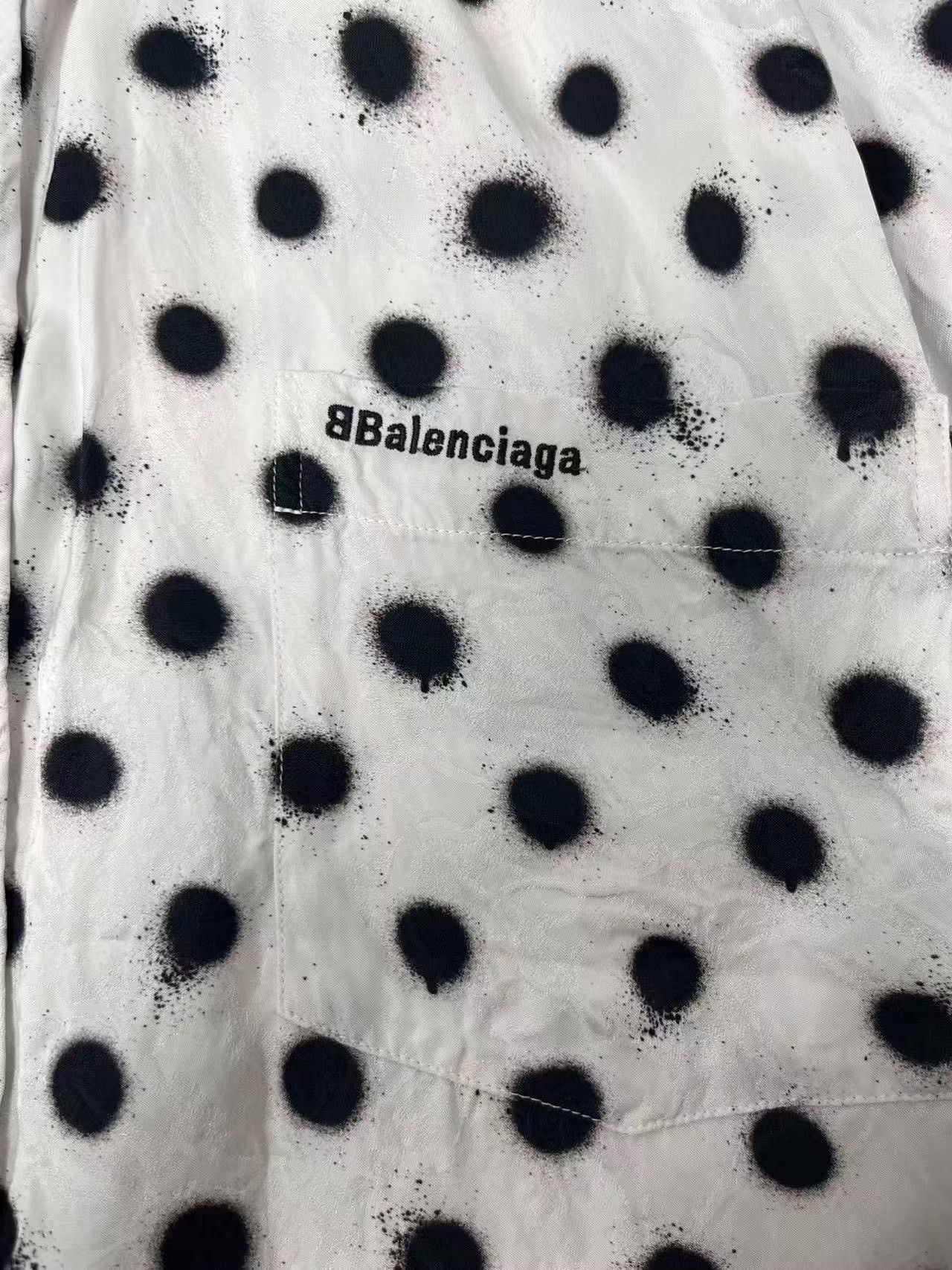 Balenciaga Balenciaga Women's Floral Long-Sleeve Shirt Size XS / US 0-2 / IT 36-38 - 3 Thumbnail