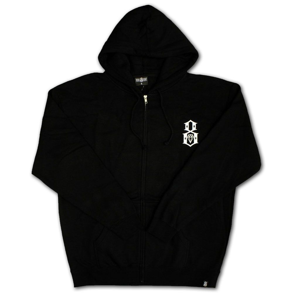 Rebel8 Rebel8 Logo Zip Up Hoodie Black | Grailed