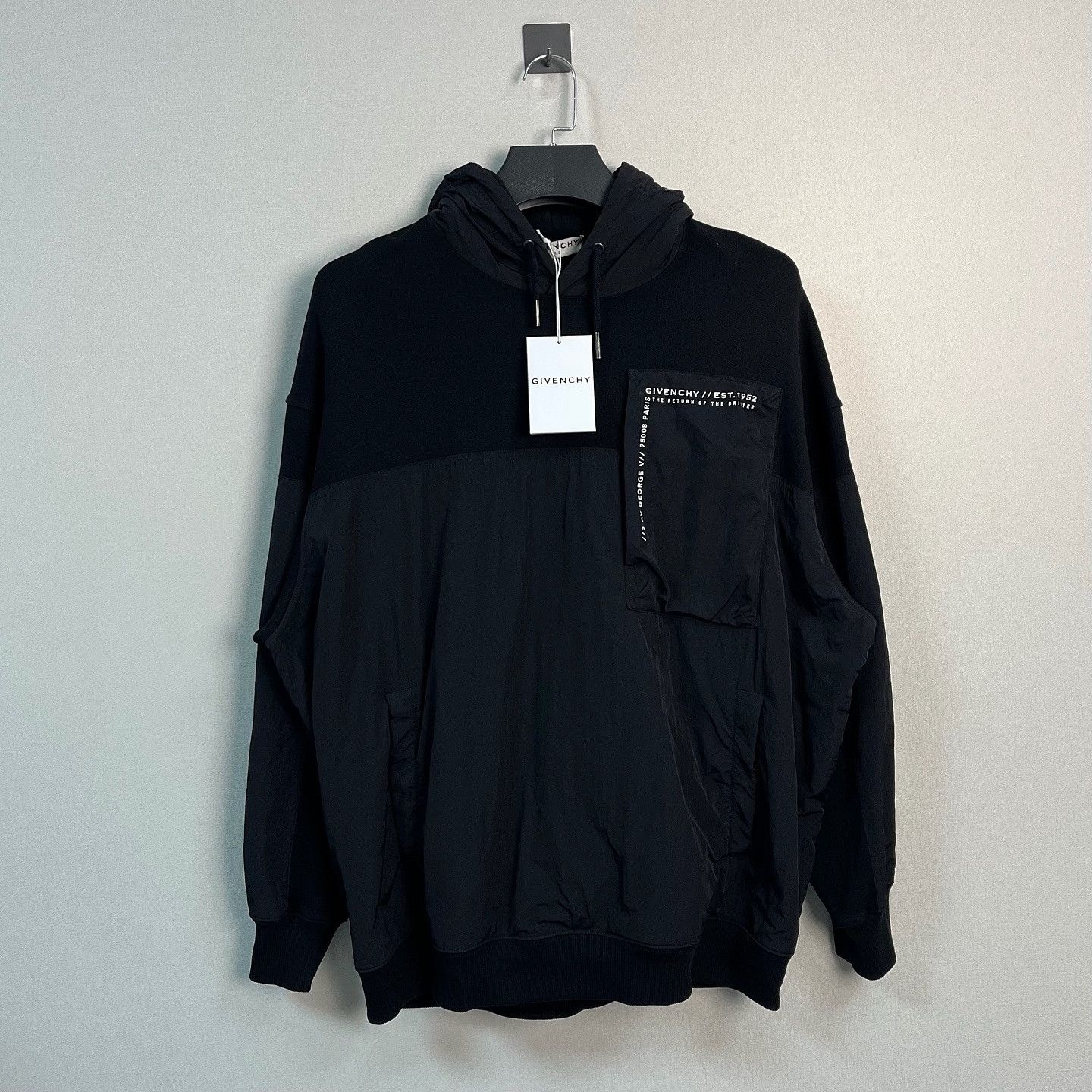 Givenchy Logo Patch Hoodie Size XS
