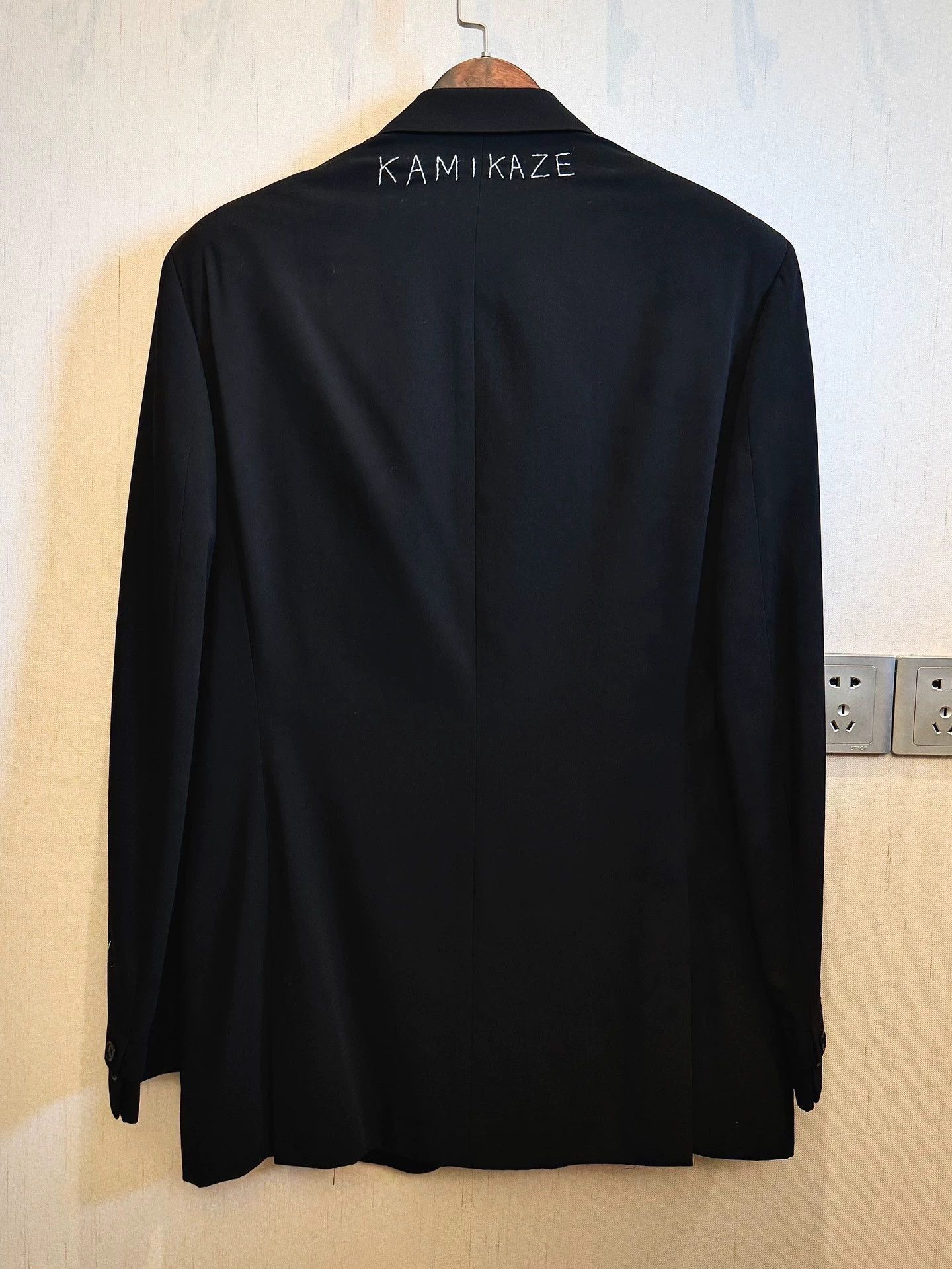 Yohji Yamamoto Lightweight Black Suit Jacket Size US L / EU 52-54 / 3 - 3 Thumbnail