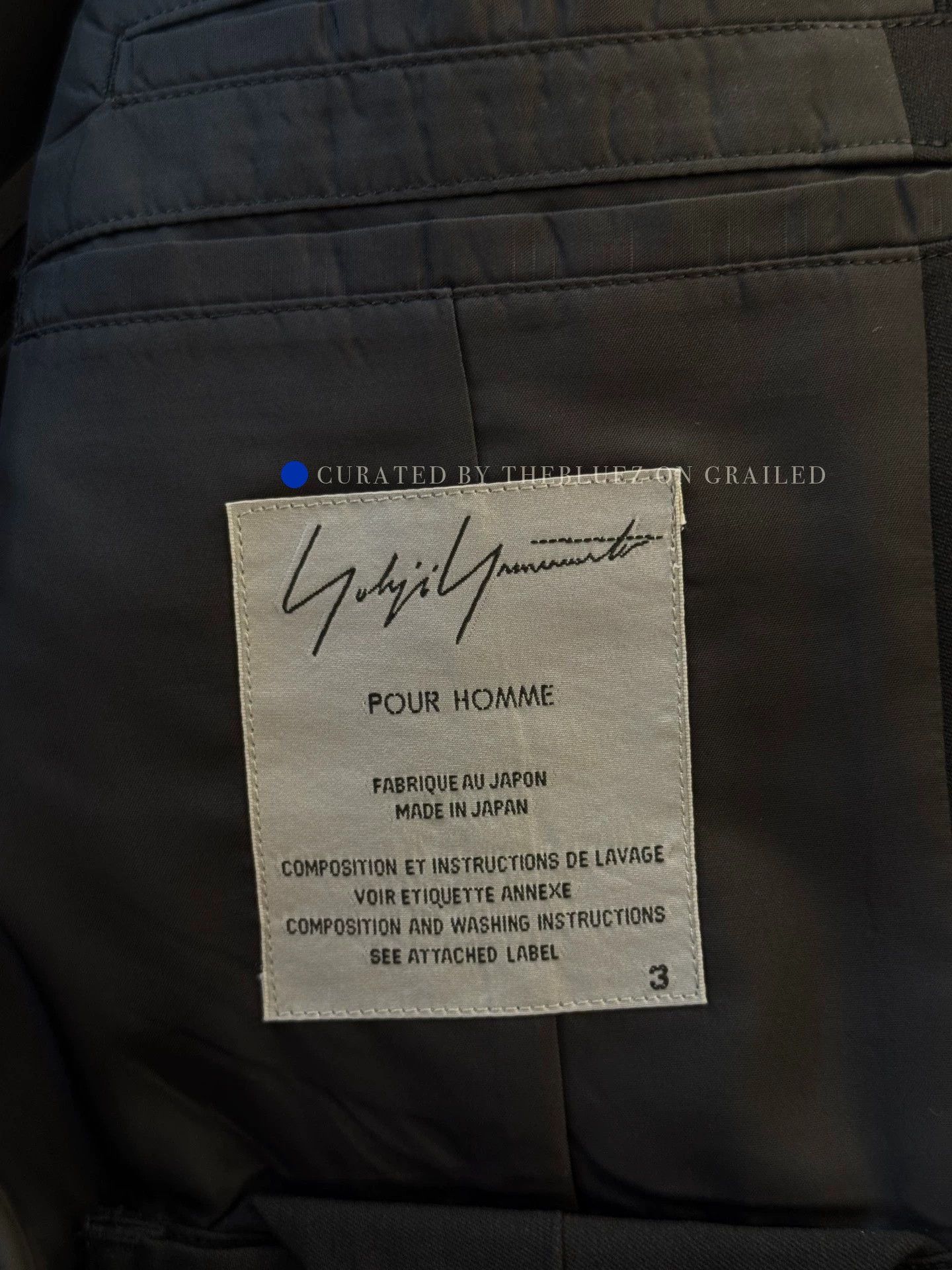 Yohji Yamamoto Lightweight Black Suit Jacket Size US L / EU 52-54 / 3 - 4 Thumbnail