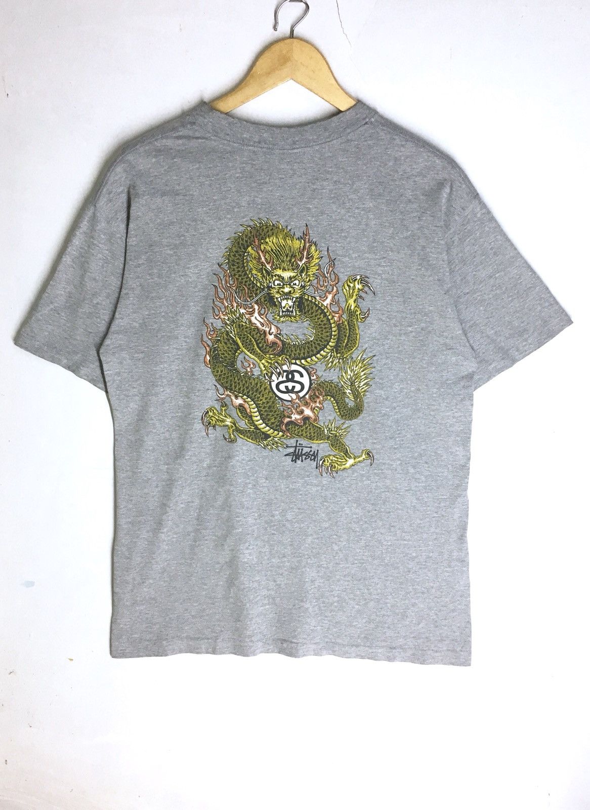 Stussy × Vintage Rare Design Vintage Stussy Dragon Big Logo Stussy × Vintage Rare Design Vintage Stussy Dragon Big Logo