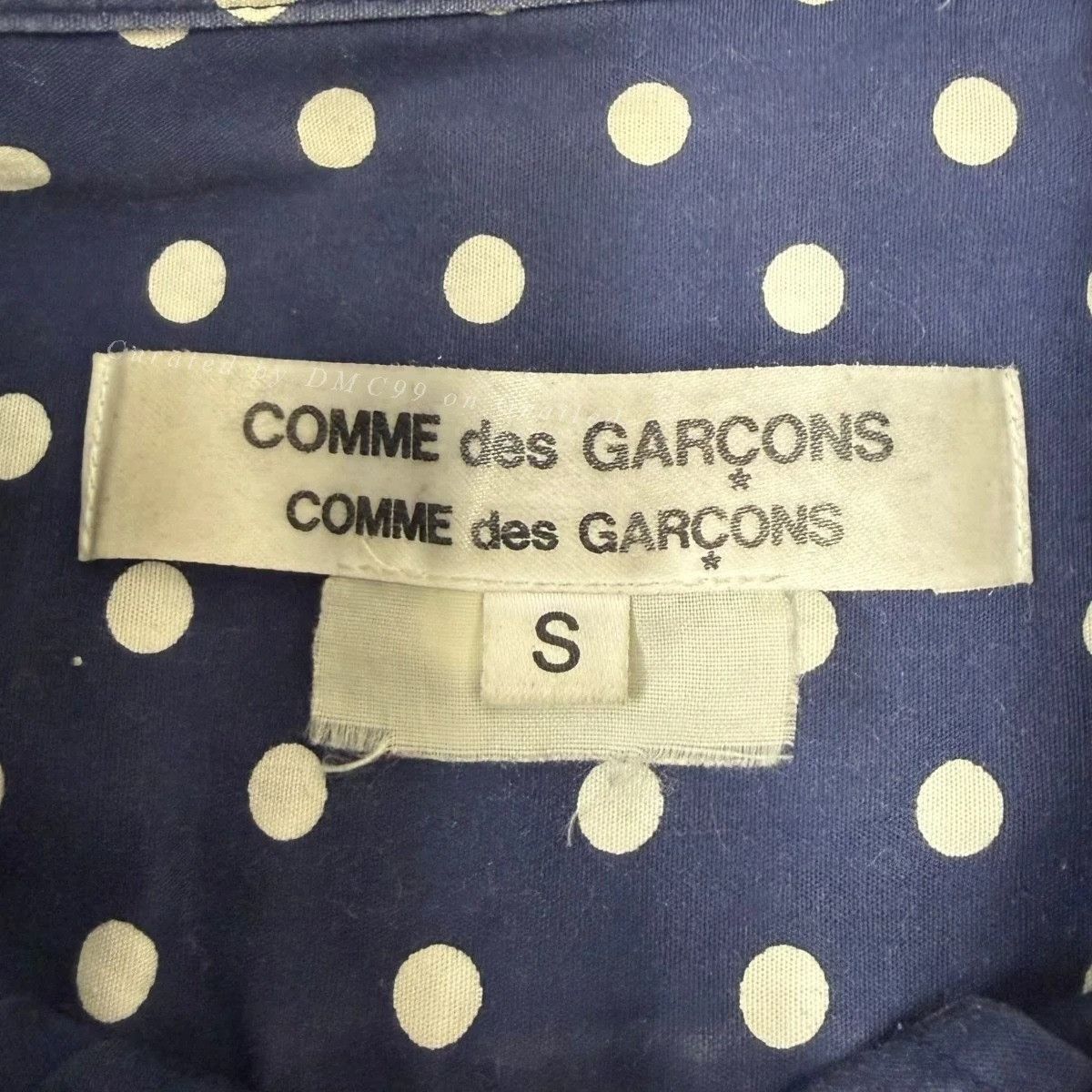 COMME des GARCONS comcom Polka Dot Shirt