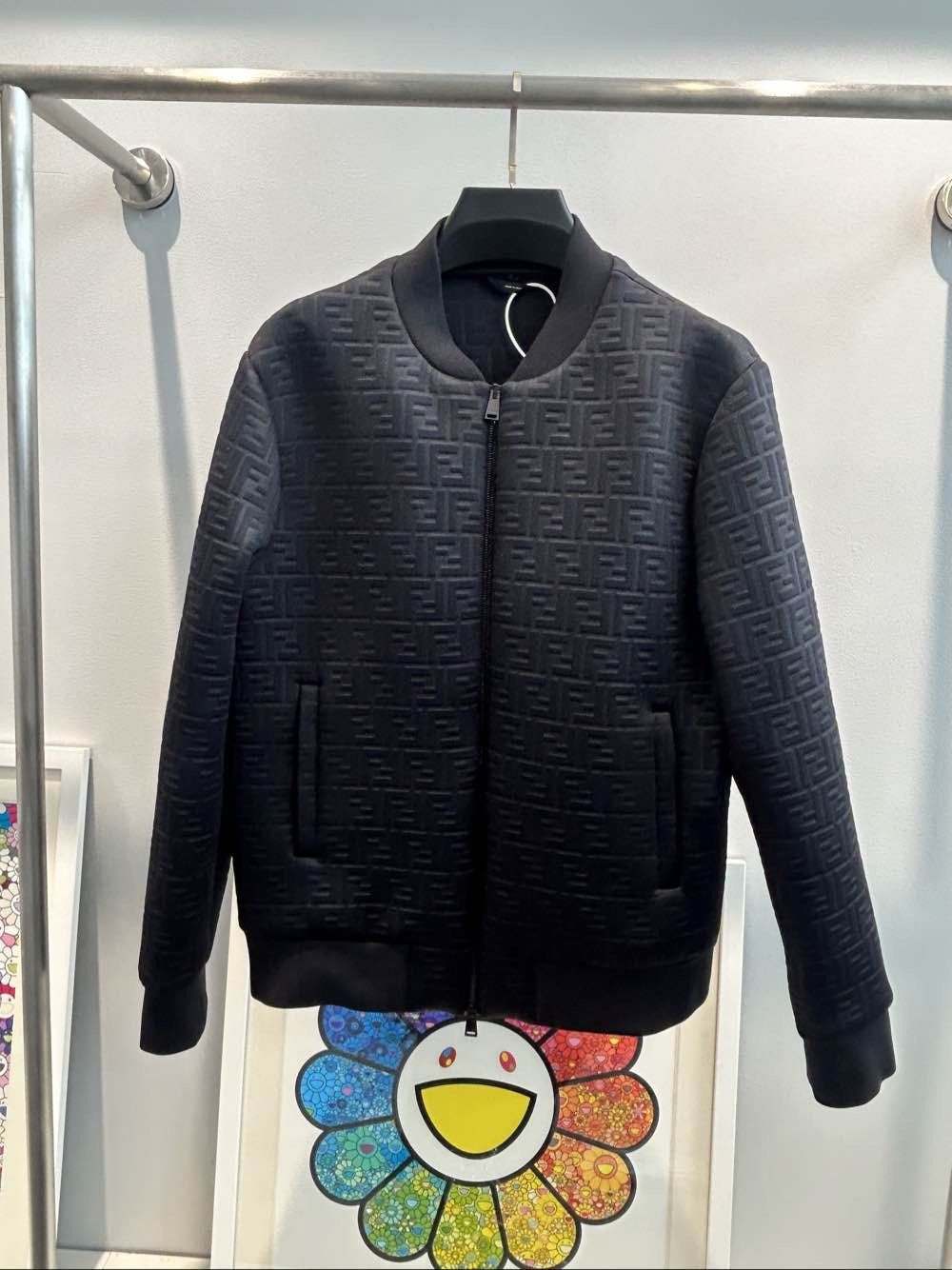 Fendi Fendi FF Pattern Bomber Jacket Size 48 | Grailed