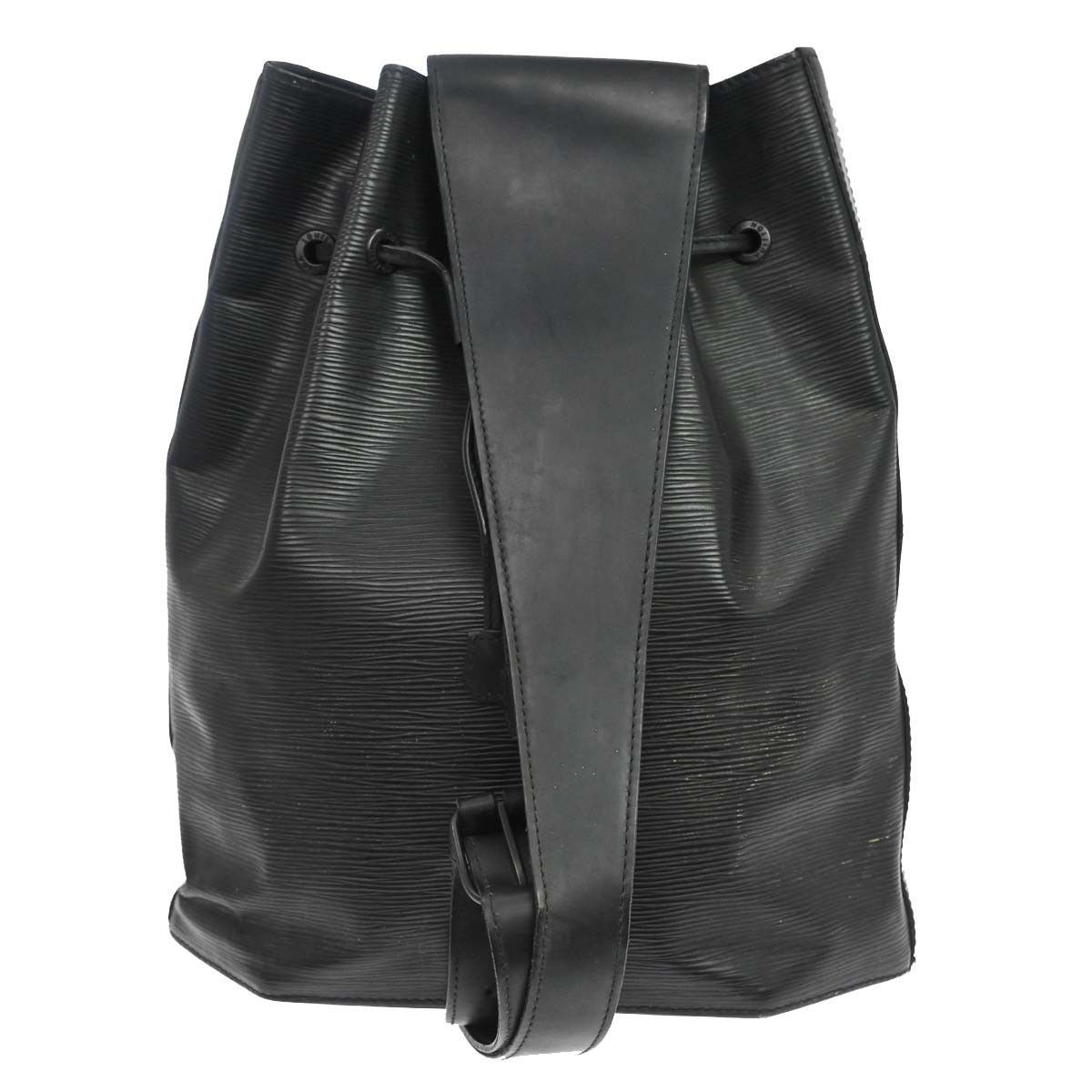 Louis Vuitton Sac A Dos Drawstring Epi Leather Black Leather Backpack Bag LOUIS VUITTON Sac a Dos Epi Leather Shoulder Bag Black-US main image 3