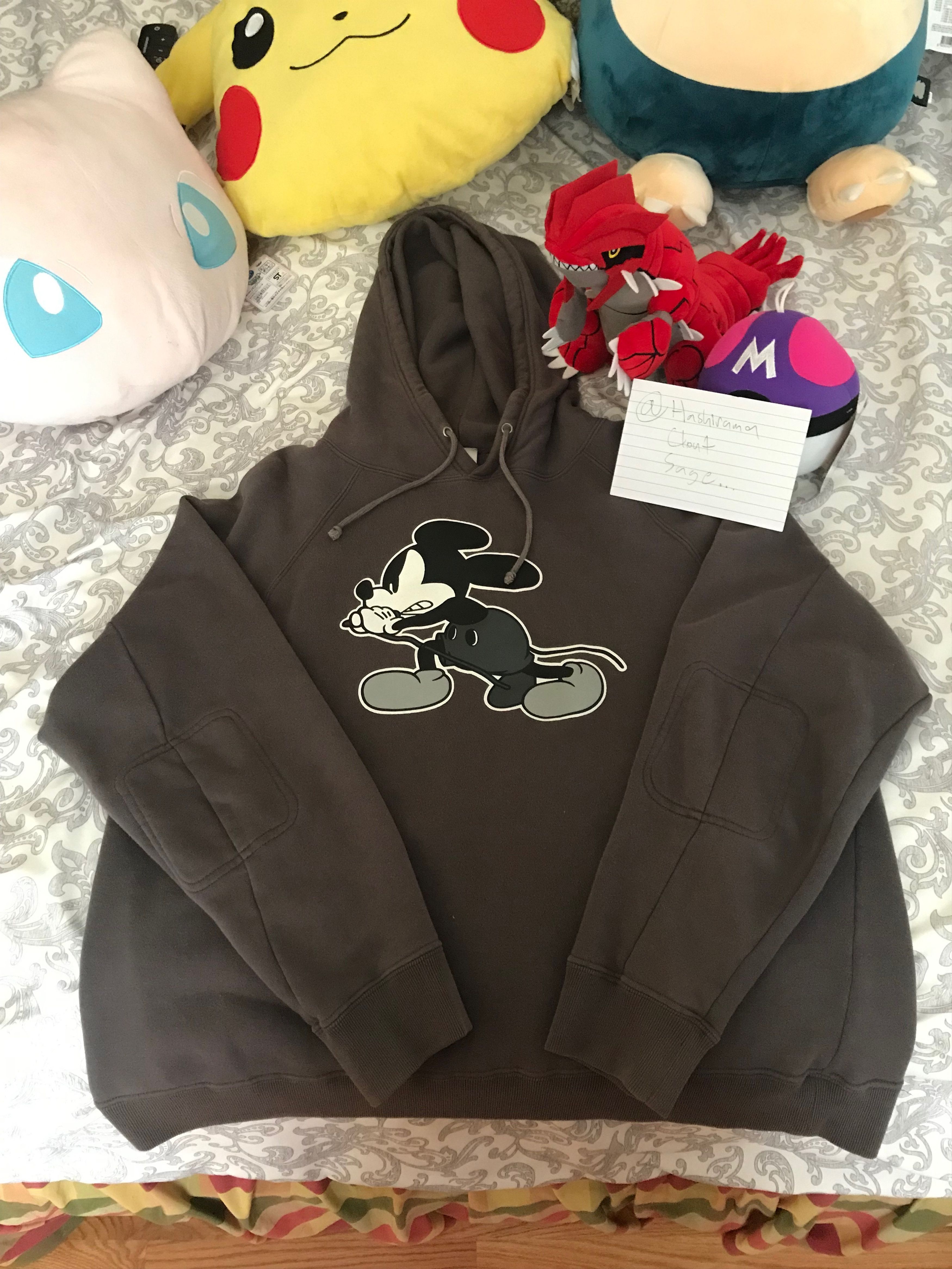 Number (N)ine Number Nine Mickey Mouse Hoodie | Grailed