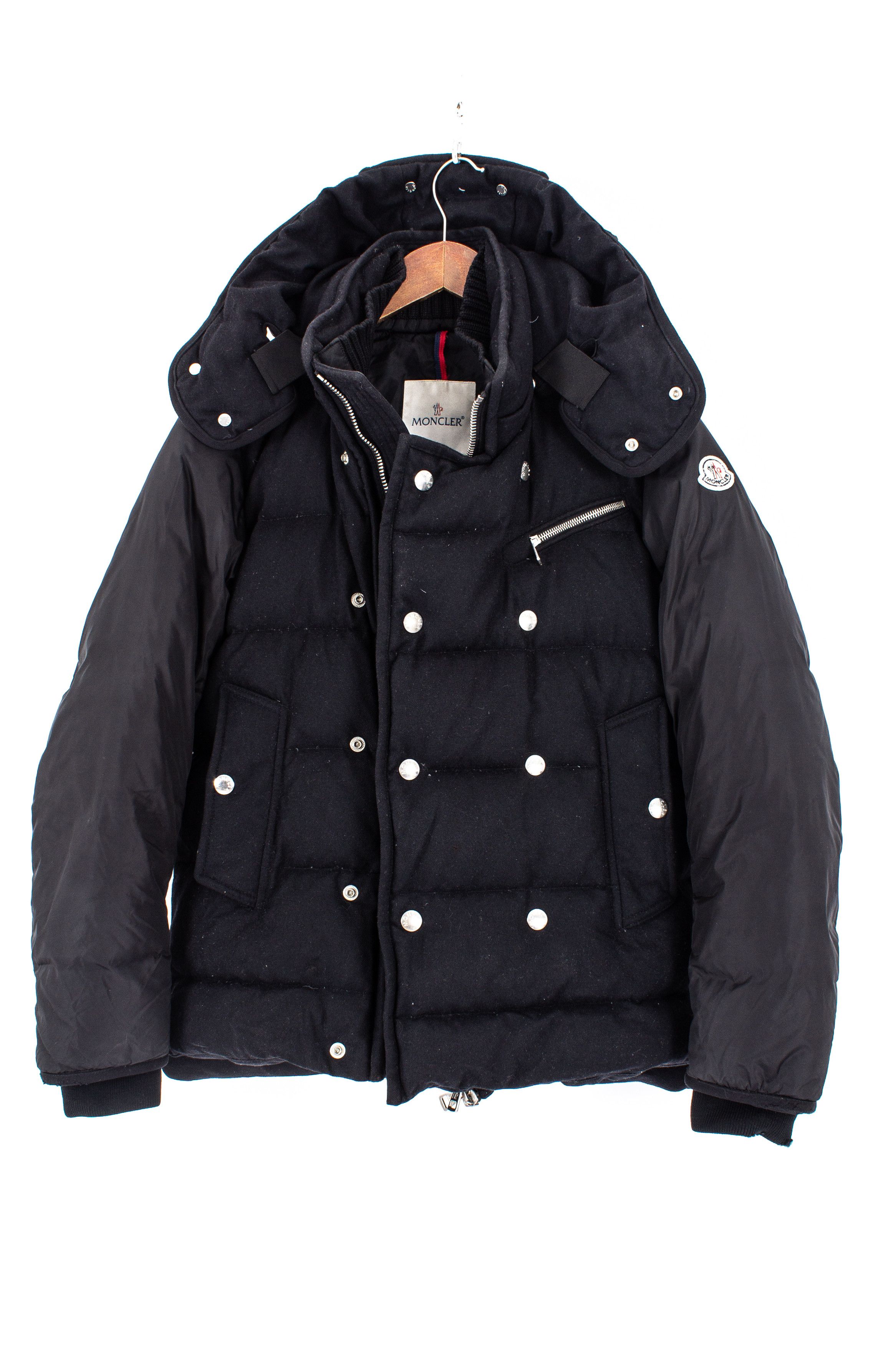 Moncler 1,345$ MONCLER LUCIEN NYLON WOOL DOWN JACKET PUFFER Moncler 1,345$ MONCLER LUCIEN NYLON WOOL DOWN JACKET PUFFER