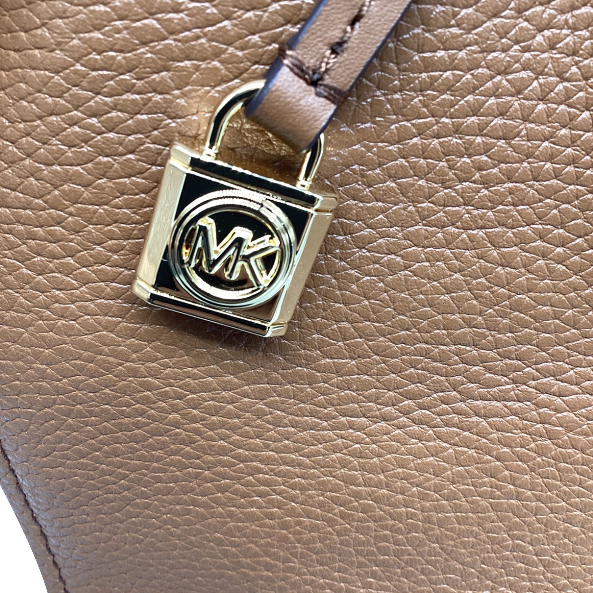 Michael Kors Michael Kors Scarlett Tote Bag in Brown Calf Leather Size ONE SIZE - 10 Thumbnail