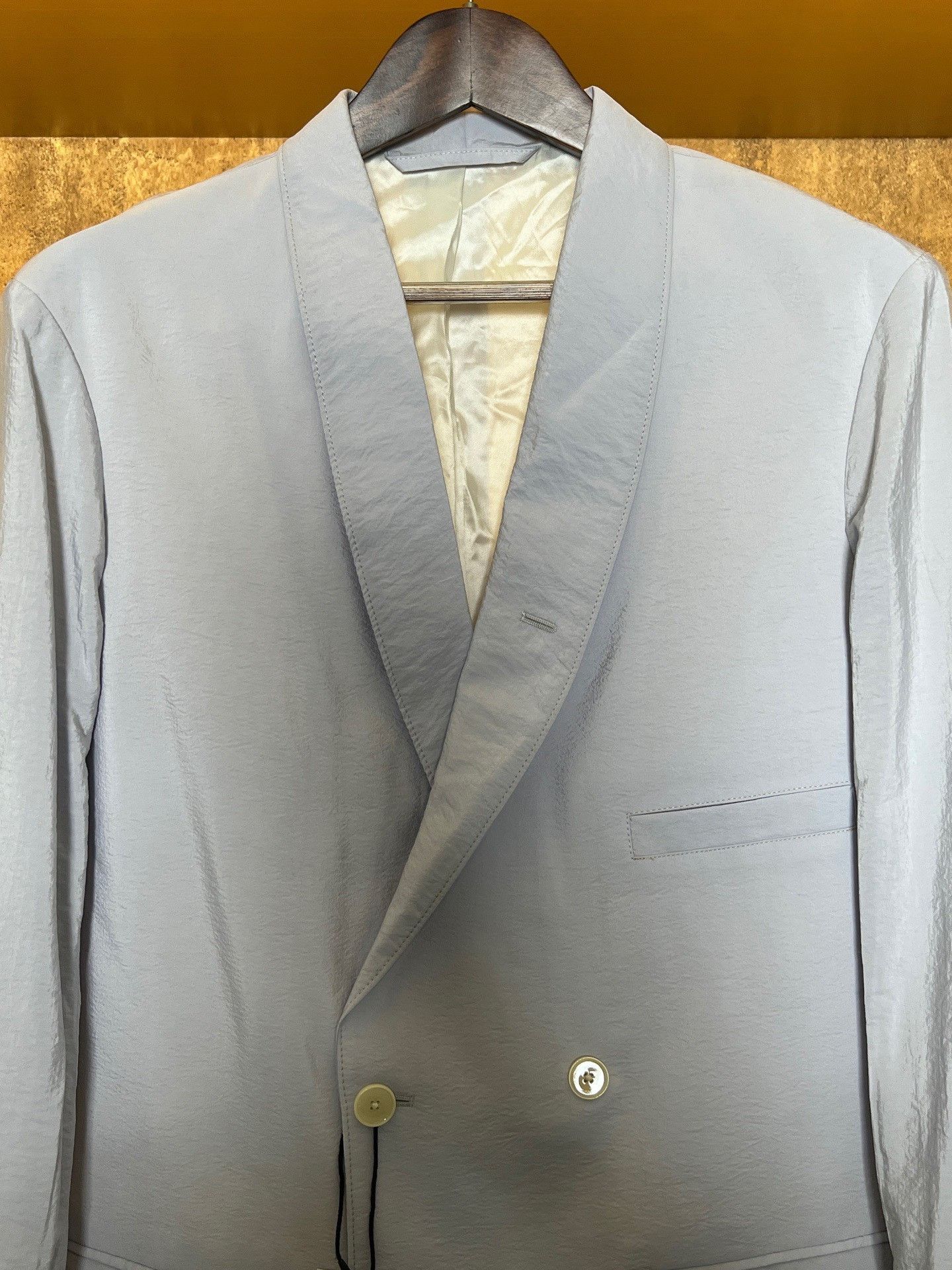 Lemaire Lemaire Lilac Silk Blend Blazer Size S / US 4 / IT 40 - 3 Thumbnail