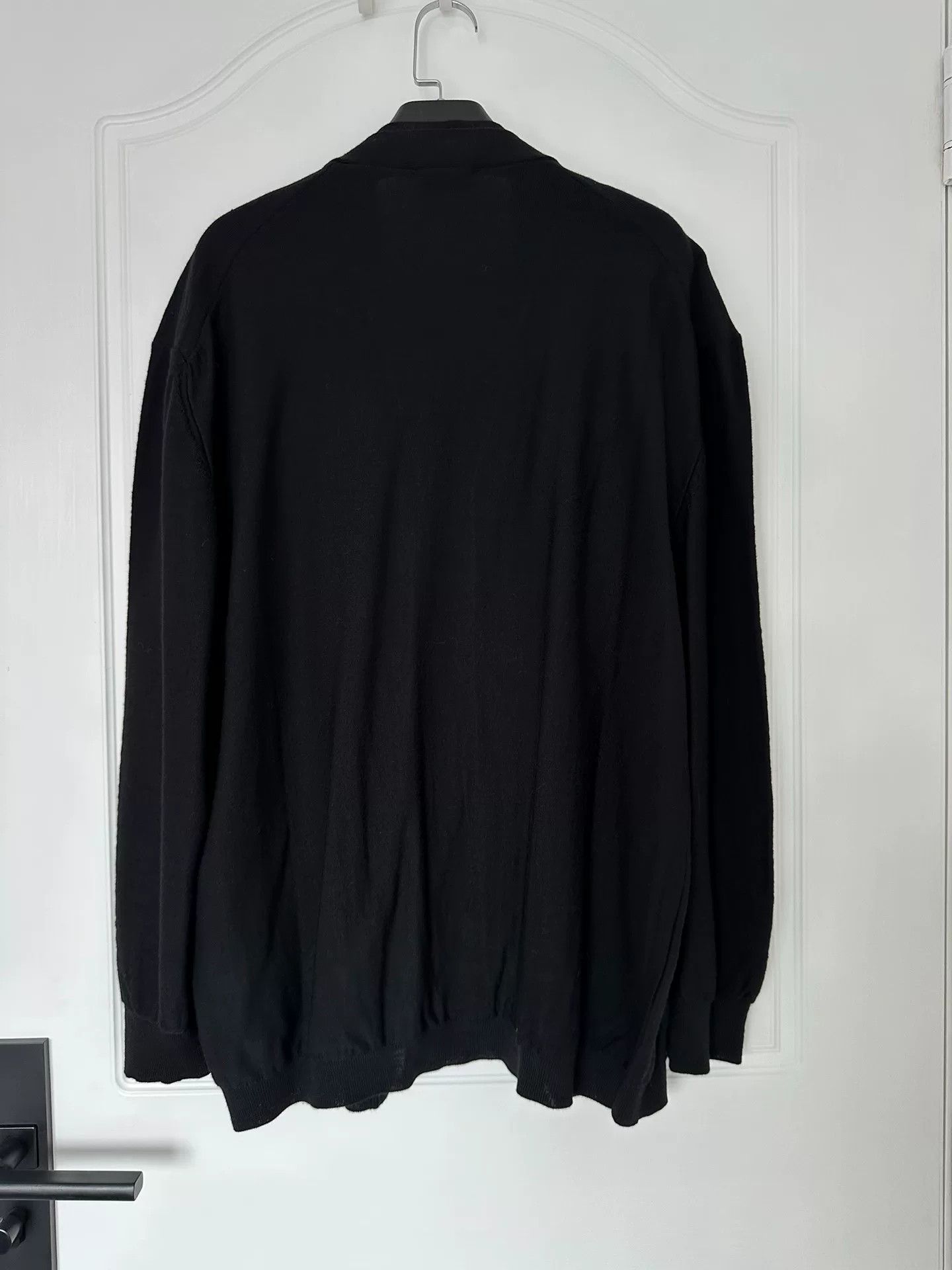Lemaire LEMAIRE Black Layered Wool Knit Cardigan Size US XL / EU 56 / 4 - 3 Thumbnail