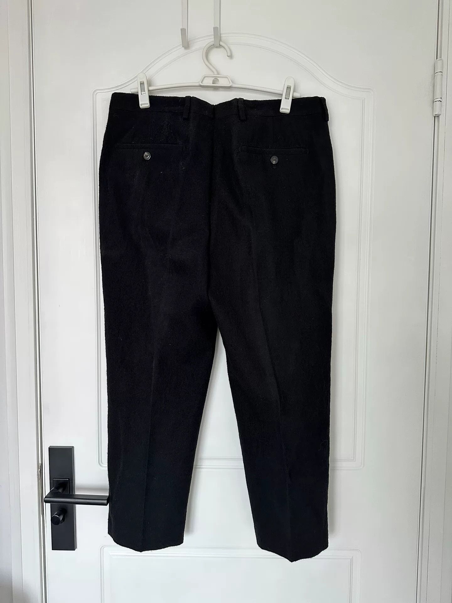 Rick Owens Rick Owens 21FW Black Cropped Tailored Pants Size US 28 / EU 44 - 3 Thumbnail