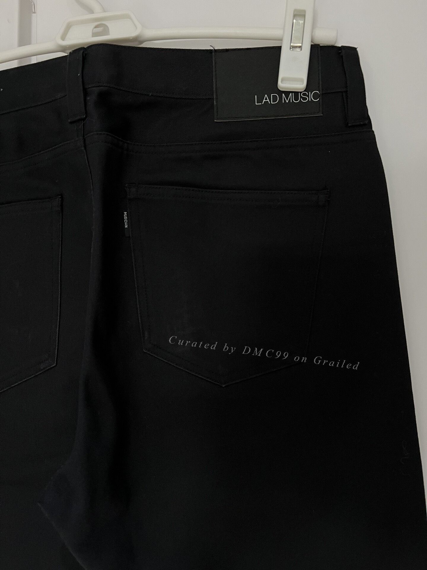 Lad Musician Black Slim Casual Pants