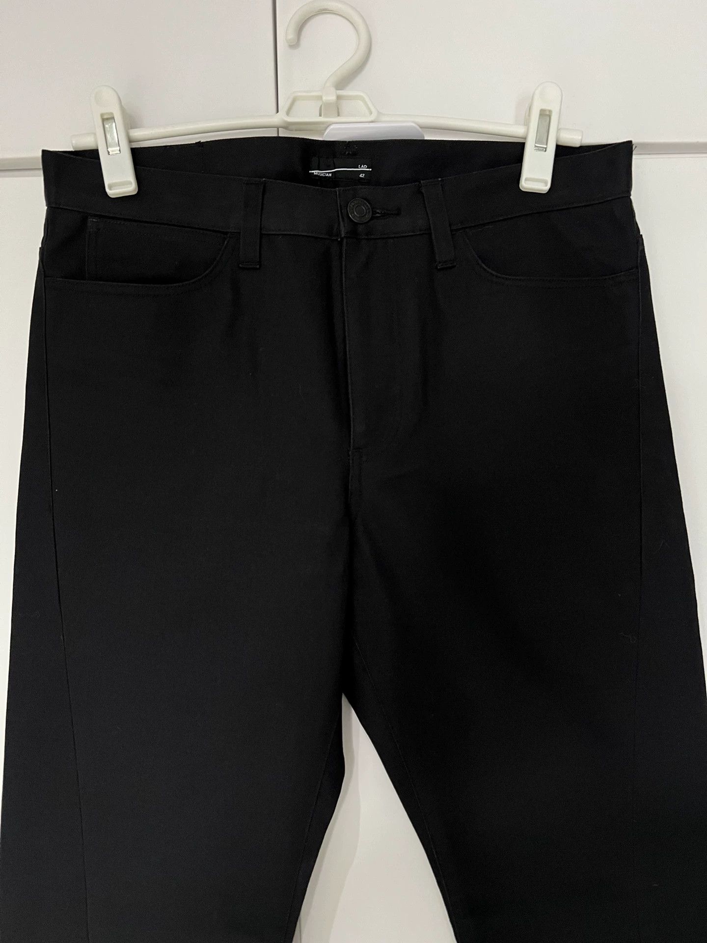 Lad Musician Black Slim Casual Pants