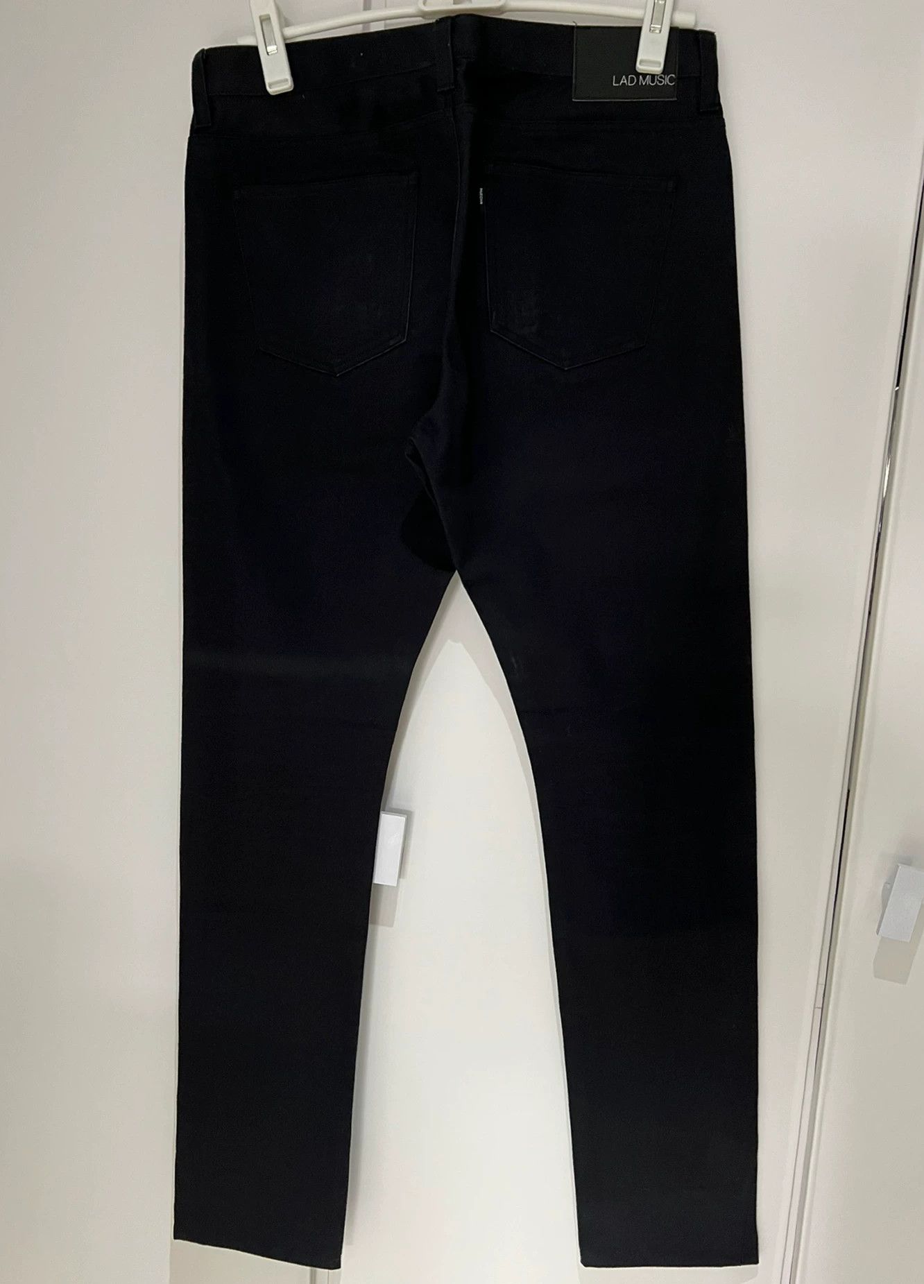 Lad Musician Black Slim Casual Pants