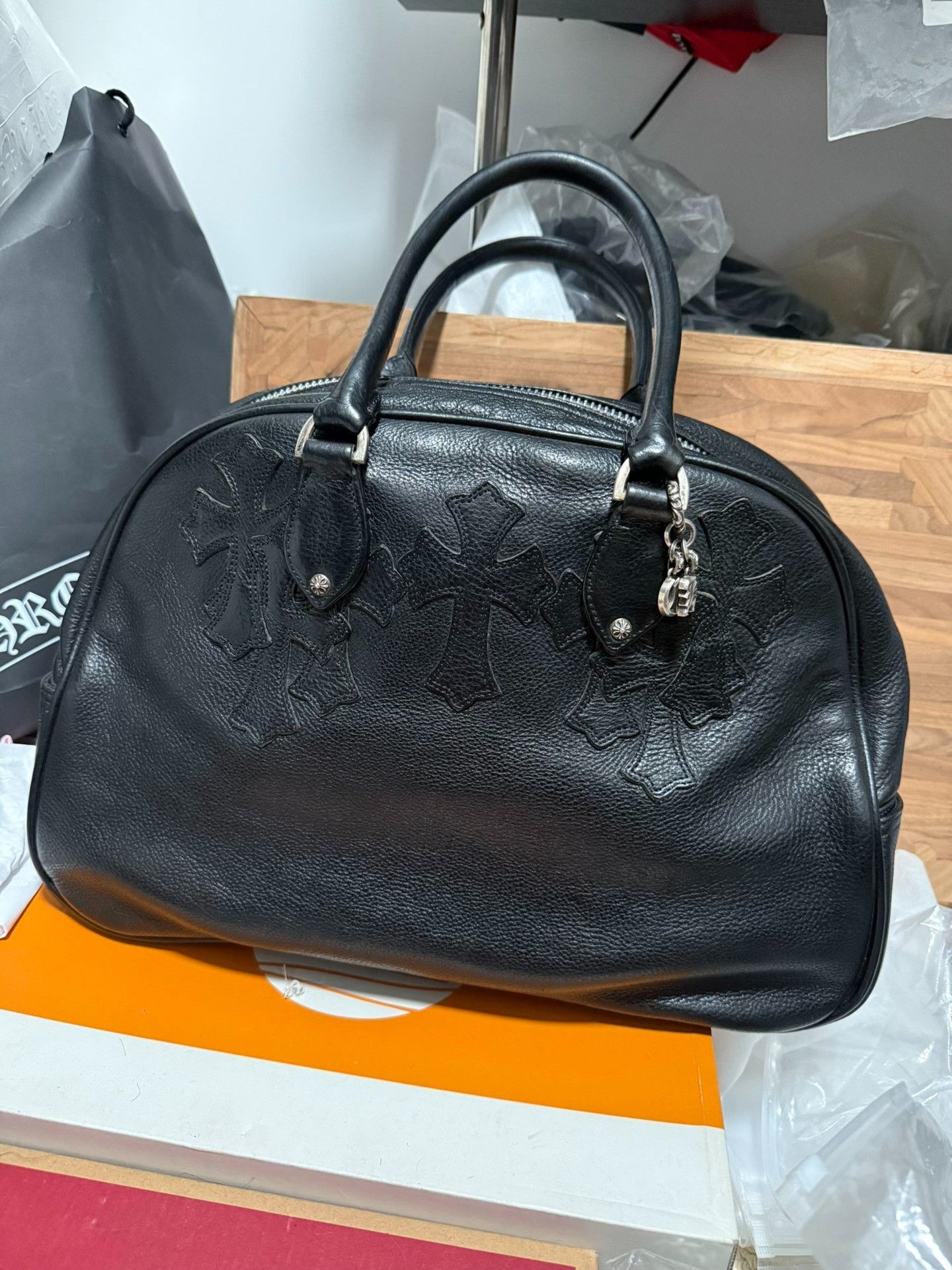 Chrome Hearts Chrome Hearts Large Bowling Travel Bag Size ONE SIZE - 3 Thumbnail